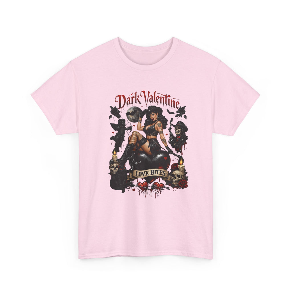 Love Bites Dark Valentine T-Shirt — Fantasy Humor Graphic Tee