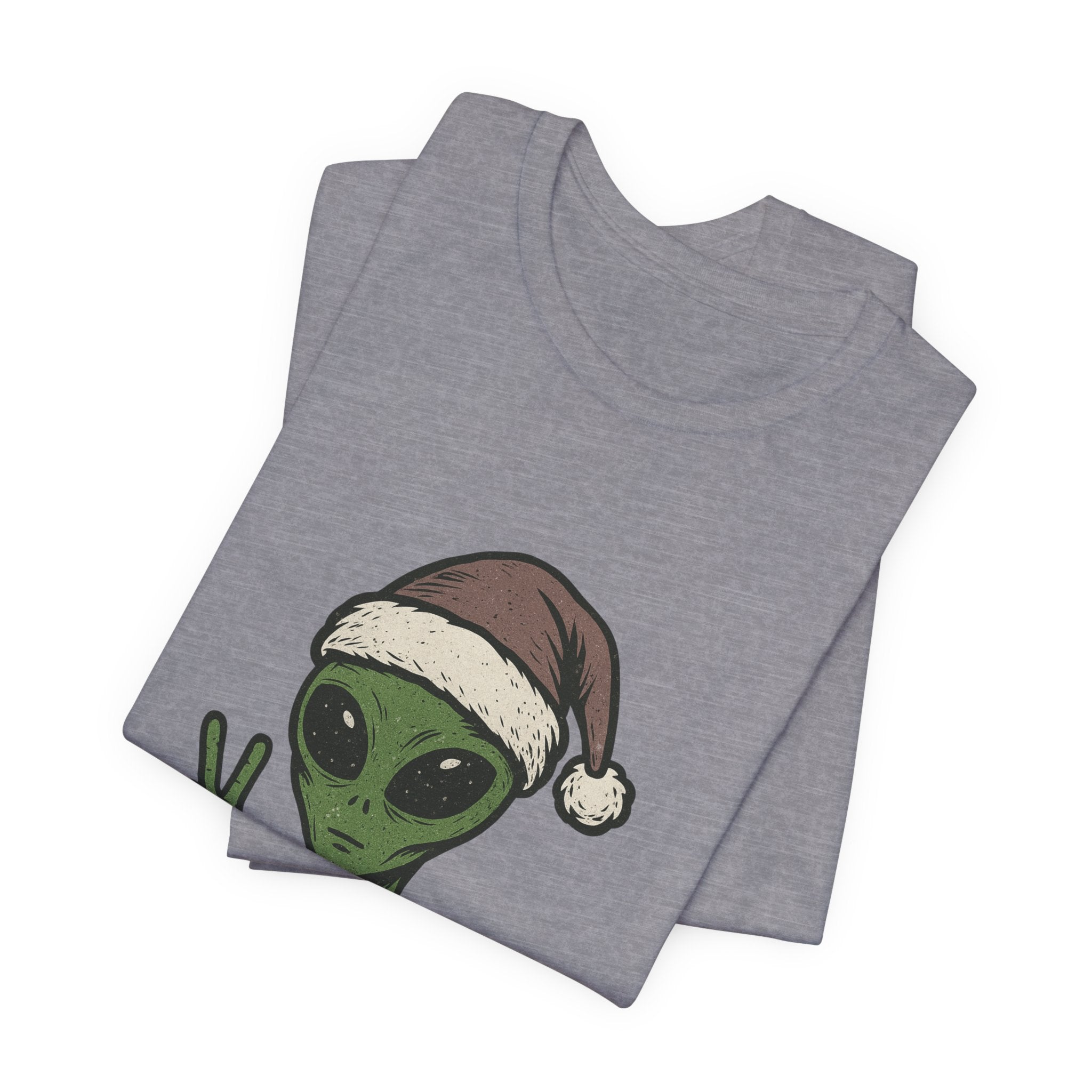 Funny Alien Merry Christmas Unisex Tee