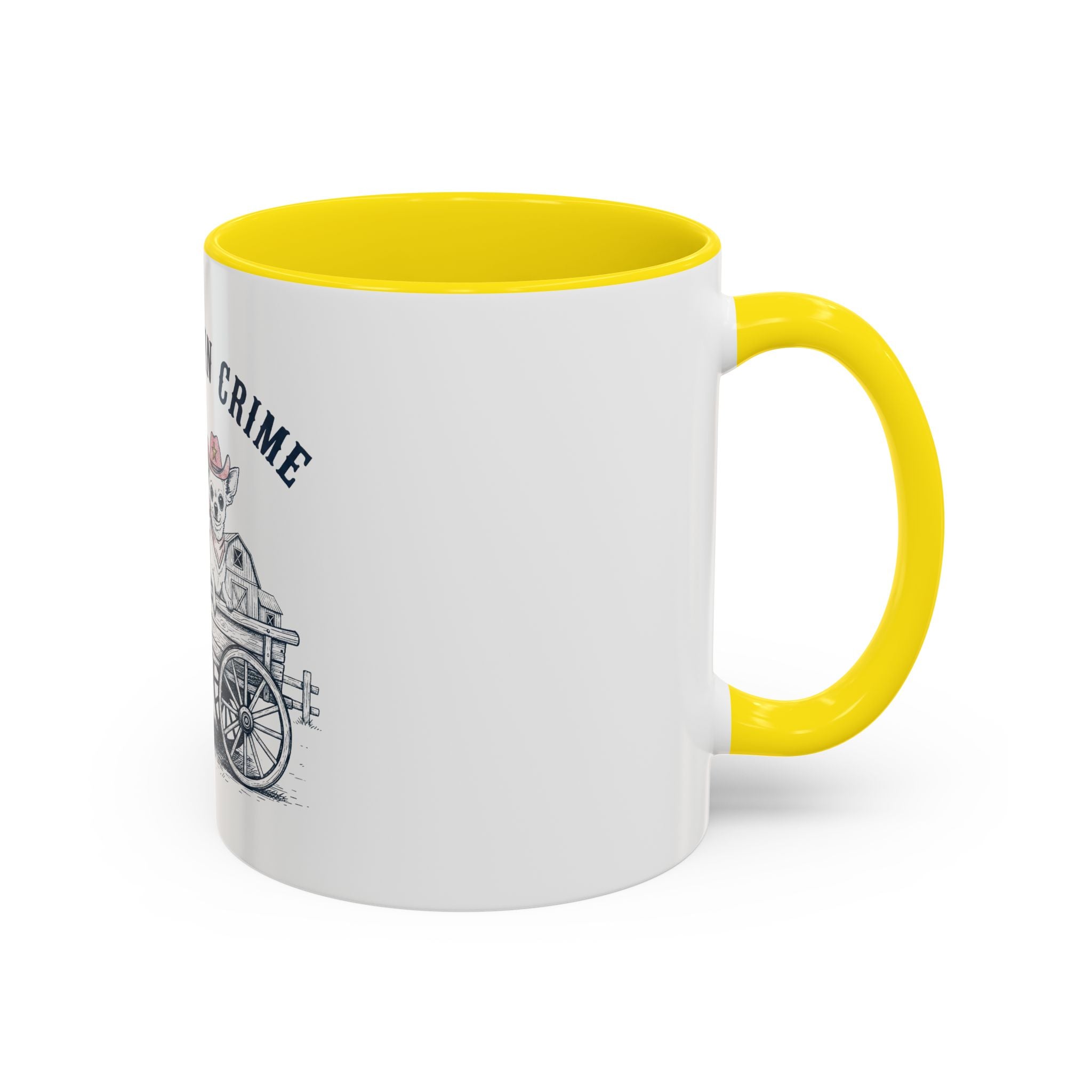 Partners in Crime Coffee Mug — Cute Cowboy Coco & Pete Accent Mug (11/15oz)