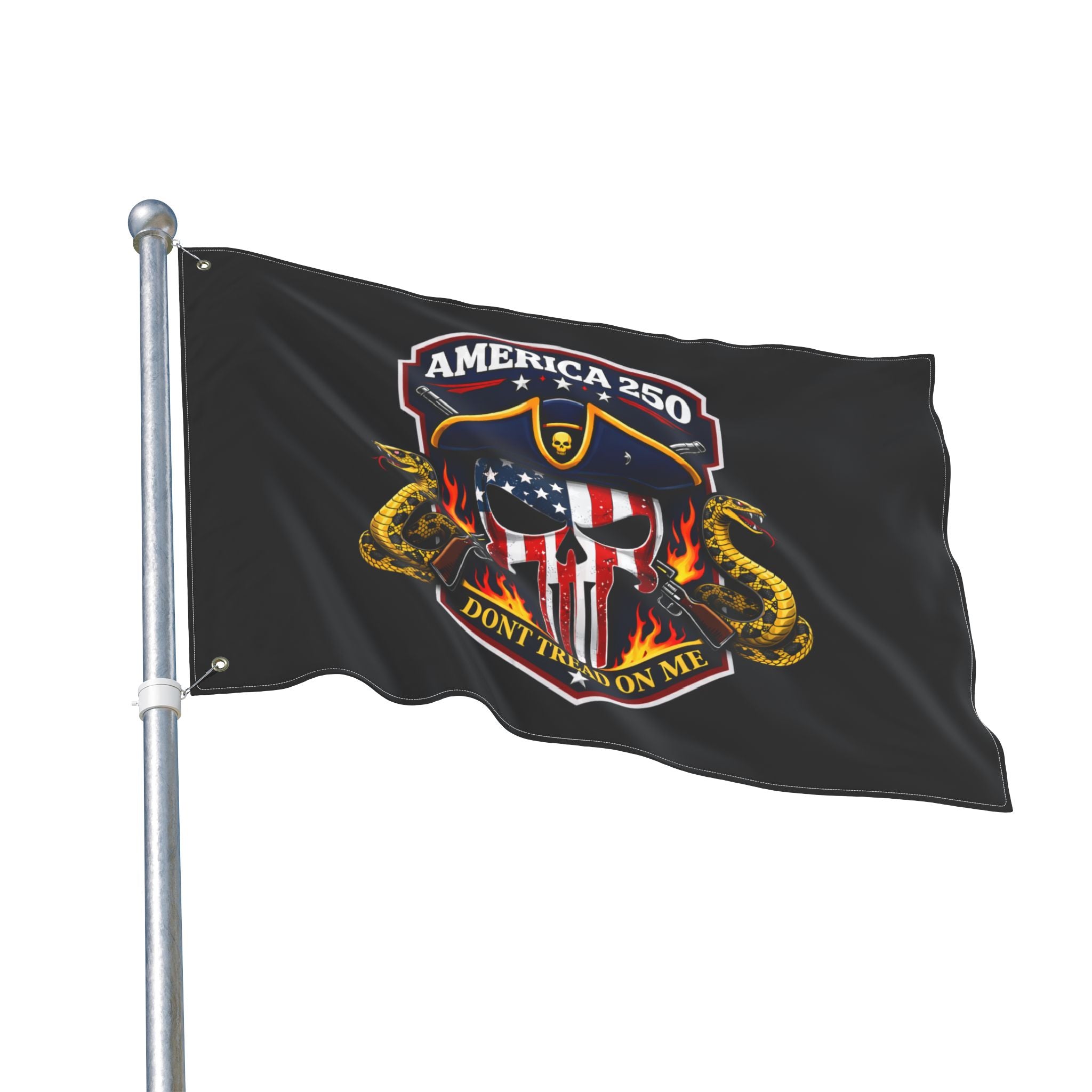 America 250 "Don't Tread On Me" Double-Sided Flag
