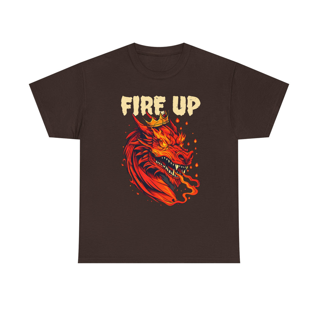 Fire Up Dragon T-Shirt — Fantasy Dragon Tee