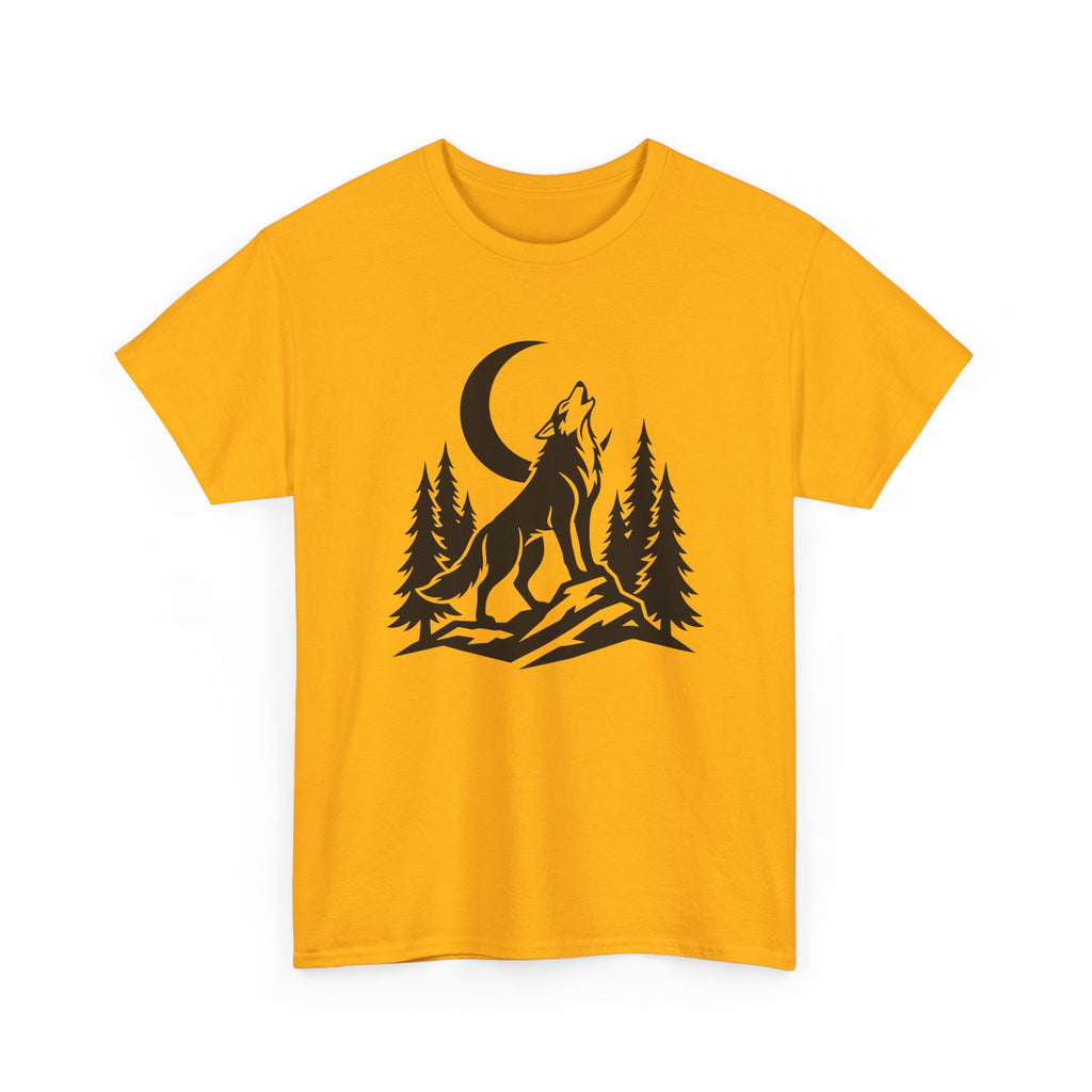 Wolf Howl Tee — Moonlit Wilderness Graphic T-Shirt