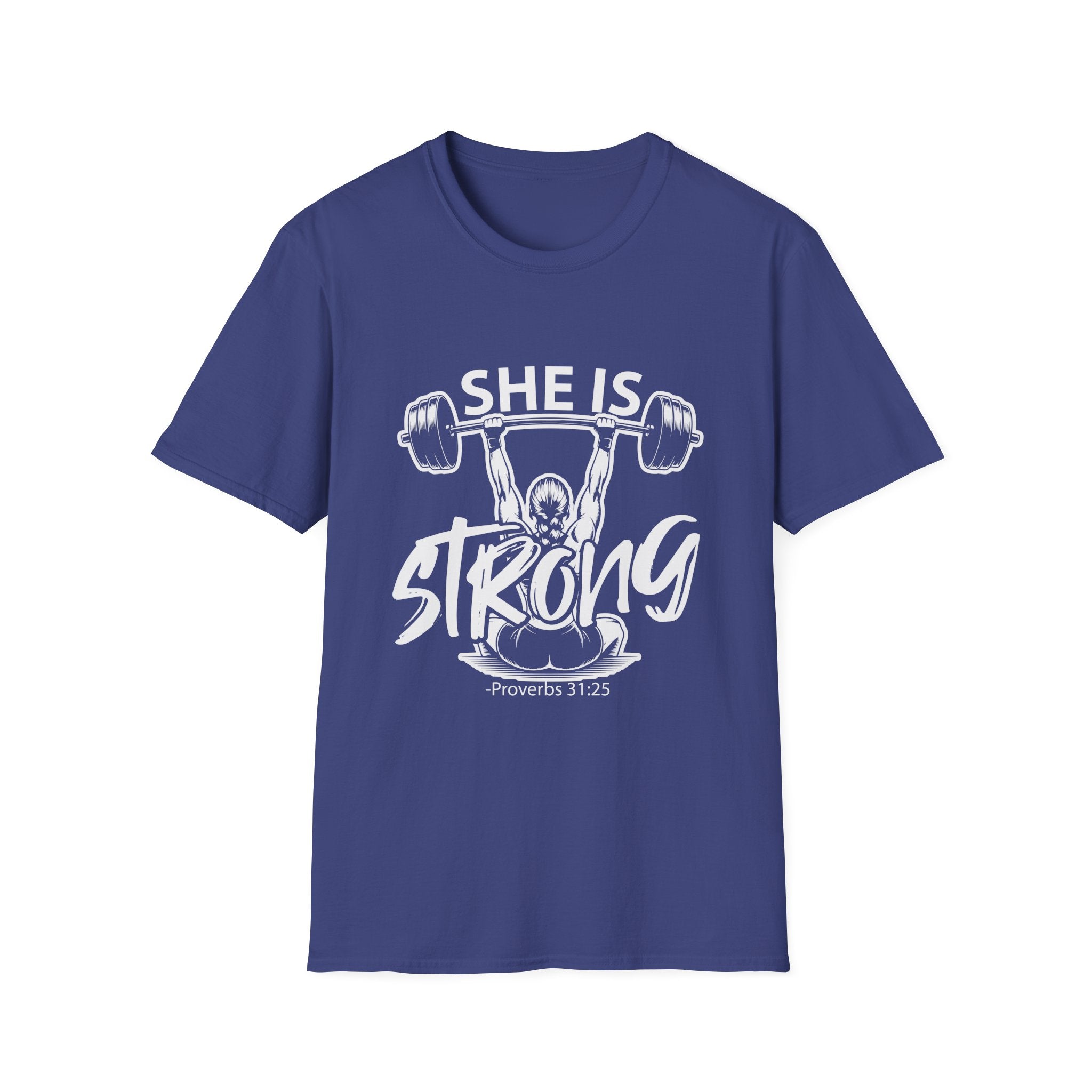 She Is Strong Inspirational T-Shirt — Empowerment Tee for Women