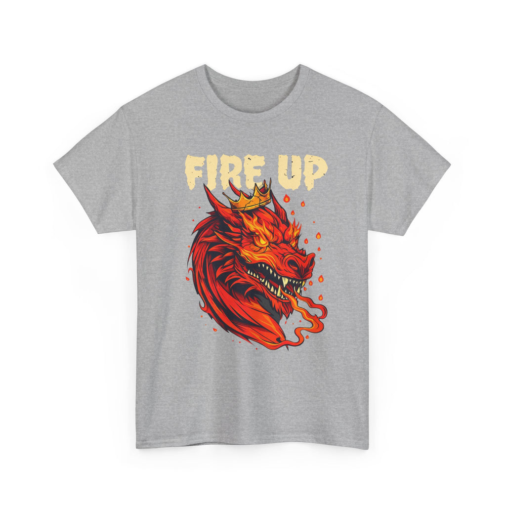 Fire Up Dragon T-Shirt — Fantasy Dragon Tee