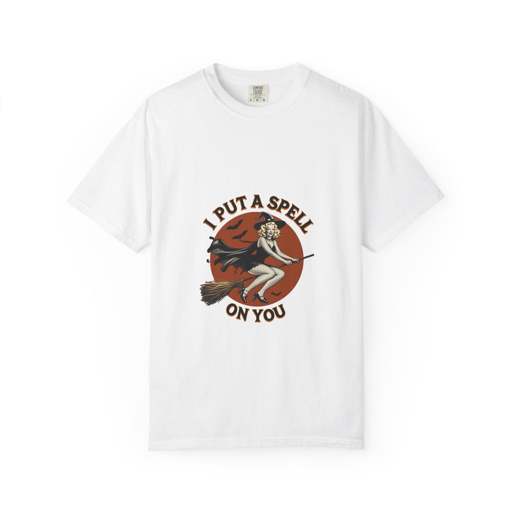 Casual Halloween T-shirt, I Put a Spell on You Tee, Unisex Spooky Shirt, Trick or Treat Apparel, Witchy Fall Fashion