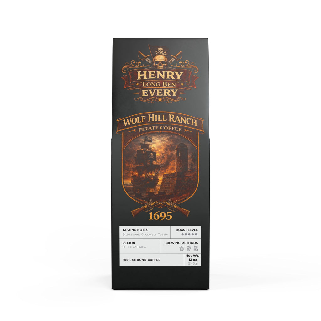 Pirate Coffee -1695 Blend (Dark French Roast)