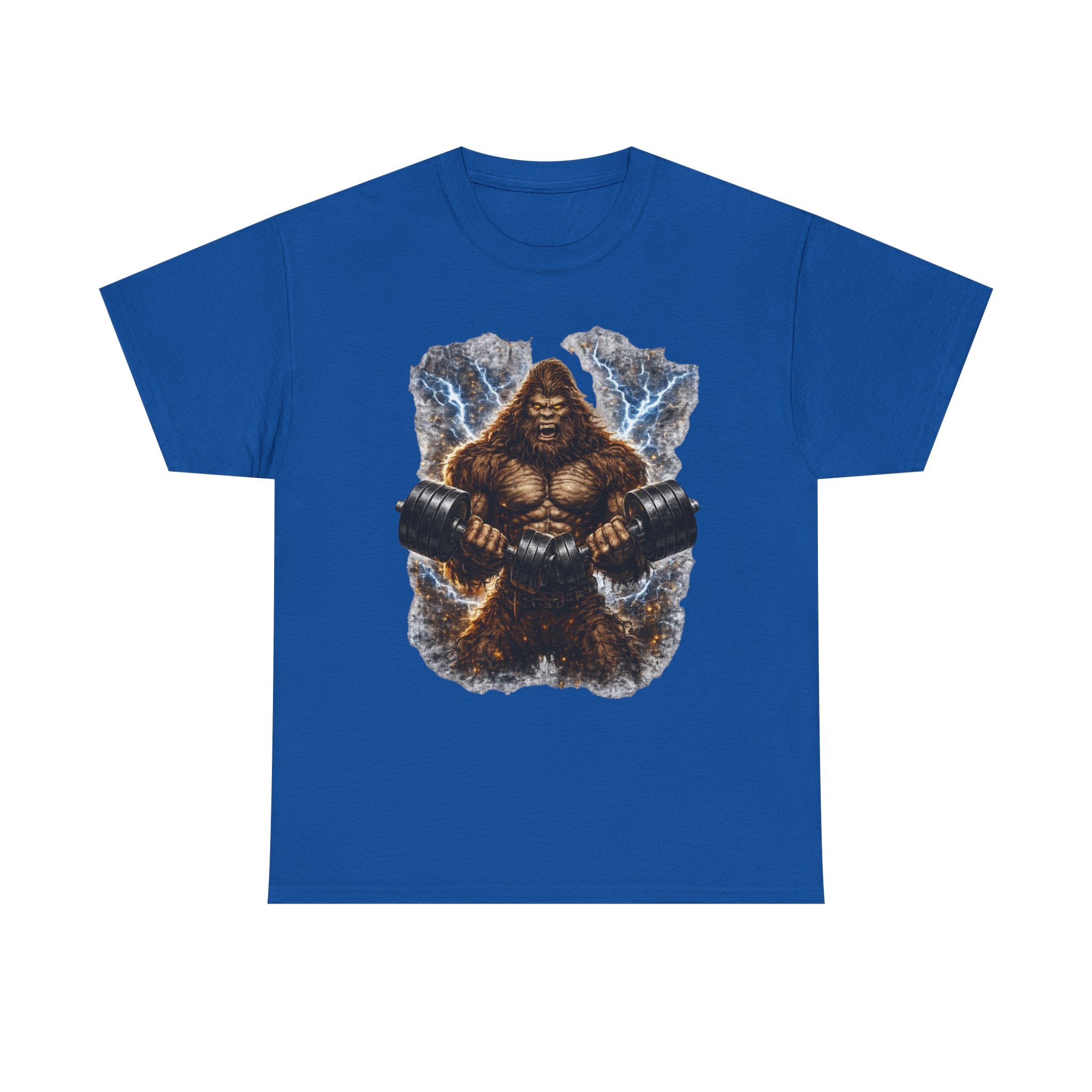Big Foot Strength Gym Tee — Heavyweight Lifter Workout Shirt