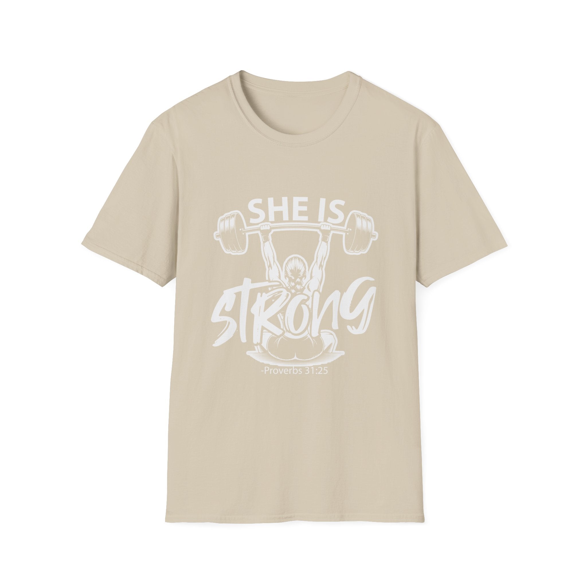 She Is Strong Inspirational T-Shirt — Empowerment Tee for Women