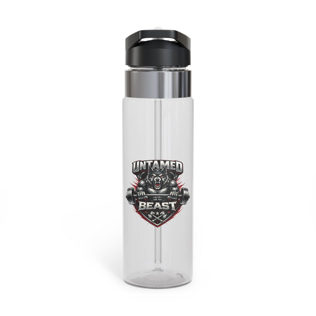 Untamed Beast 20oz Sport Bottle — Motivational Gym Water Bottle
