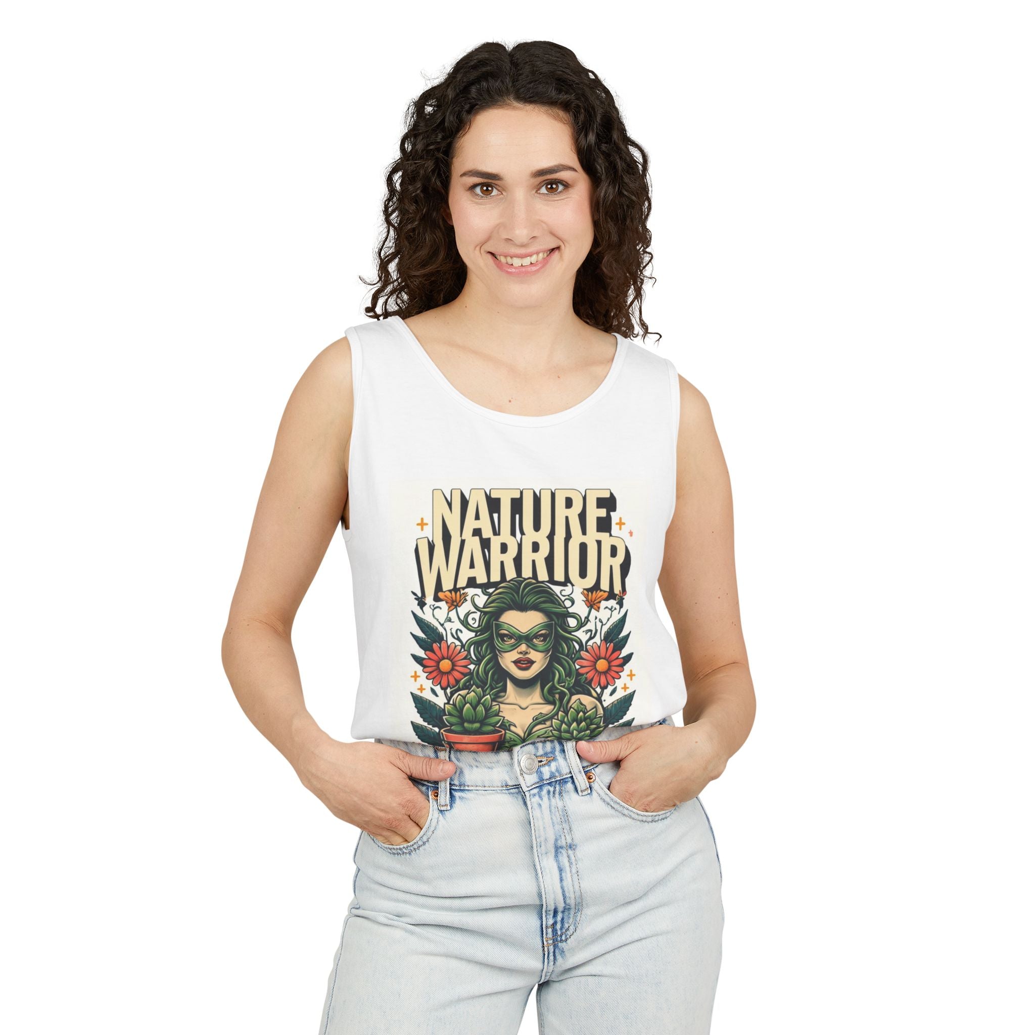 Tank Top - Garden Superhero Plants Halloween Design