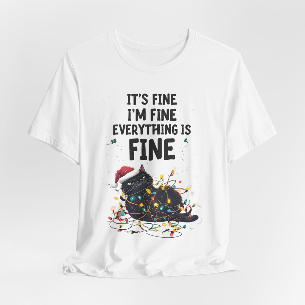 Funny Cat Lovers Christmas Tee