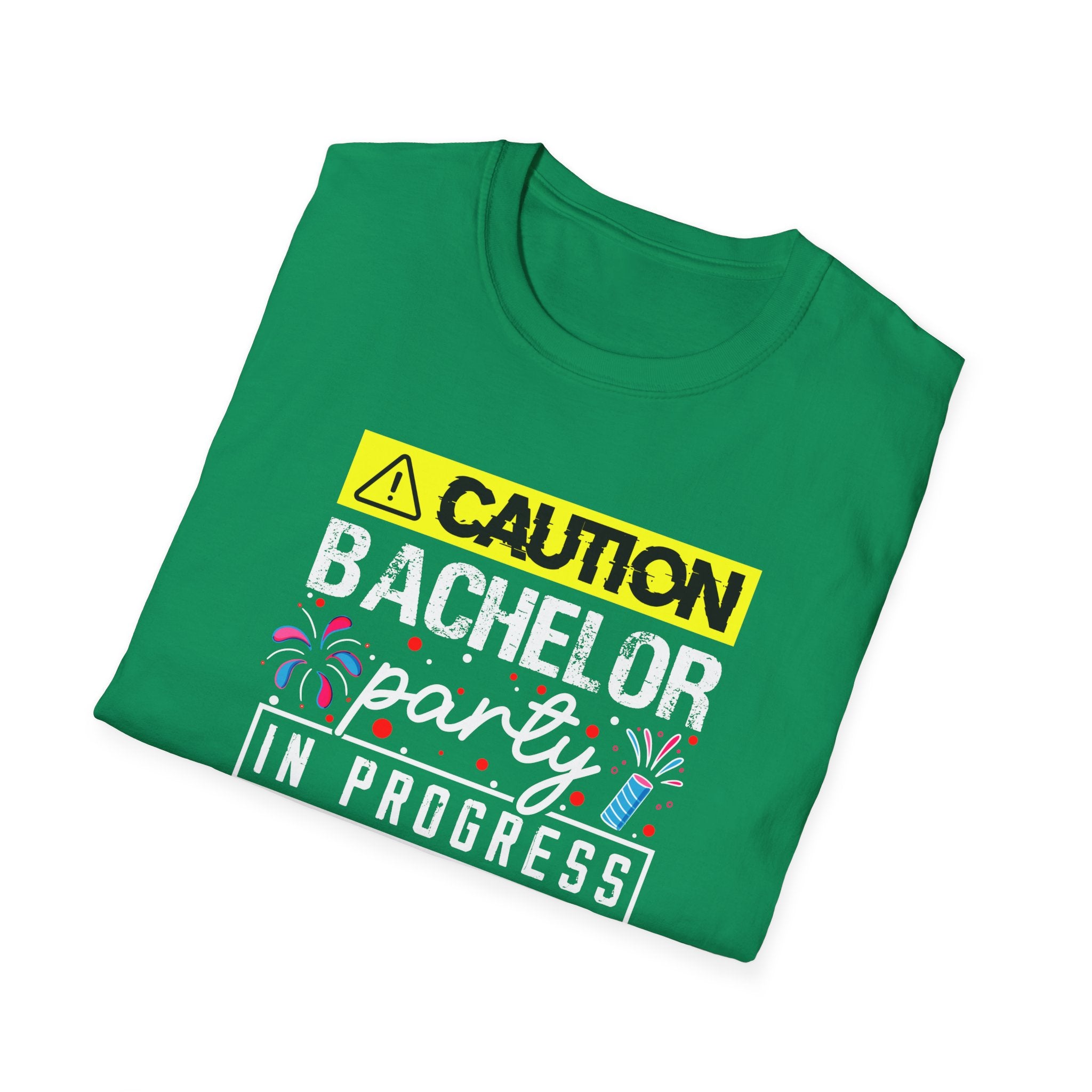Bachelor Party Caution In Progress T-Shirt