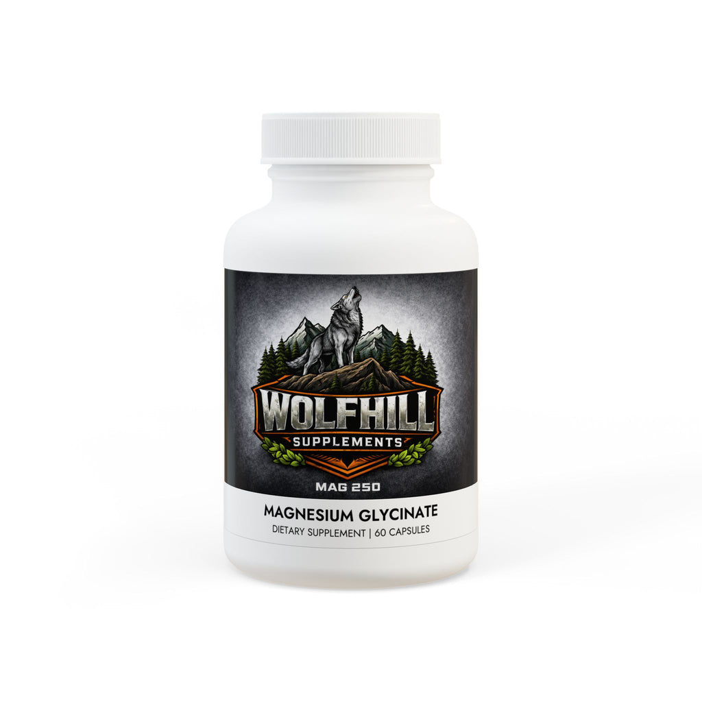 MAG 250-Magnesium Glycinate Supplement (60 Capsules)