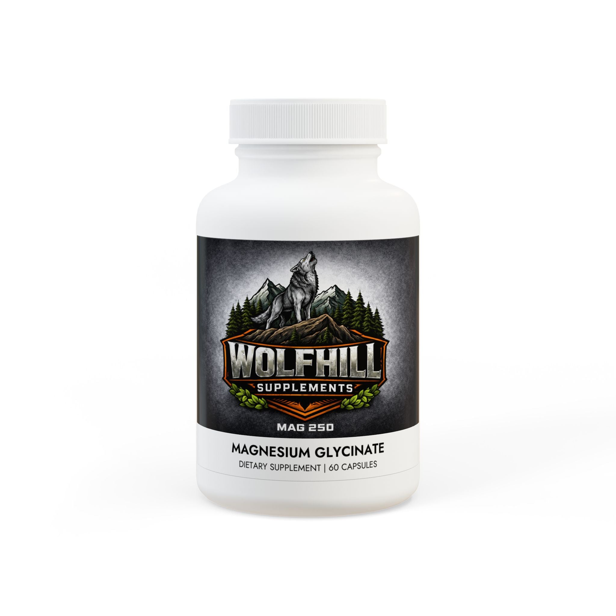 MAG 250-Magnesium Glycinate Supplement (60 Capsules)