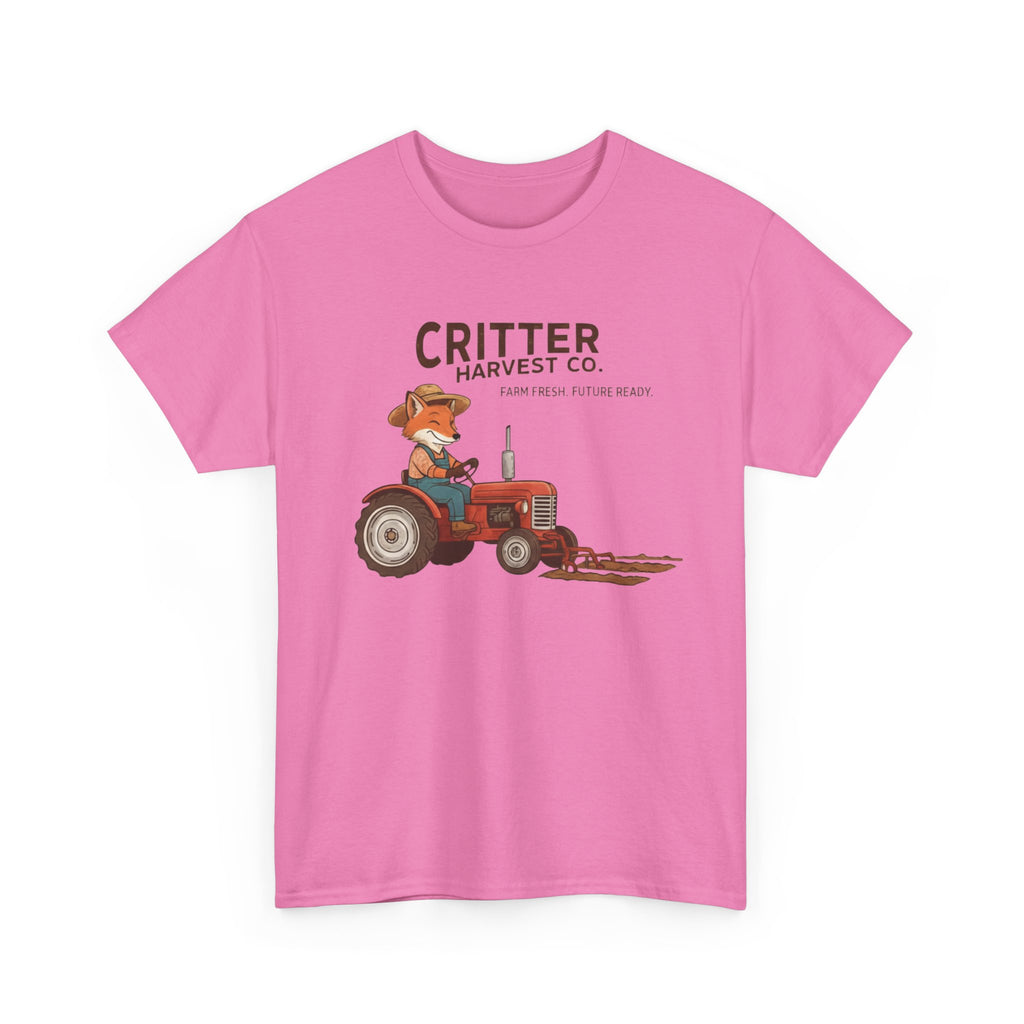 Critter Harvest Co. Tractor Tee  Cute Farm Animal Graphic T-Shirt     Trendy TShirt