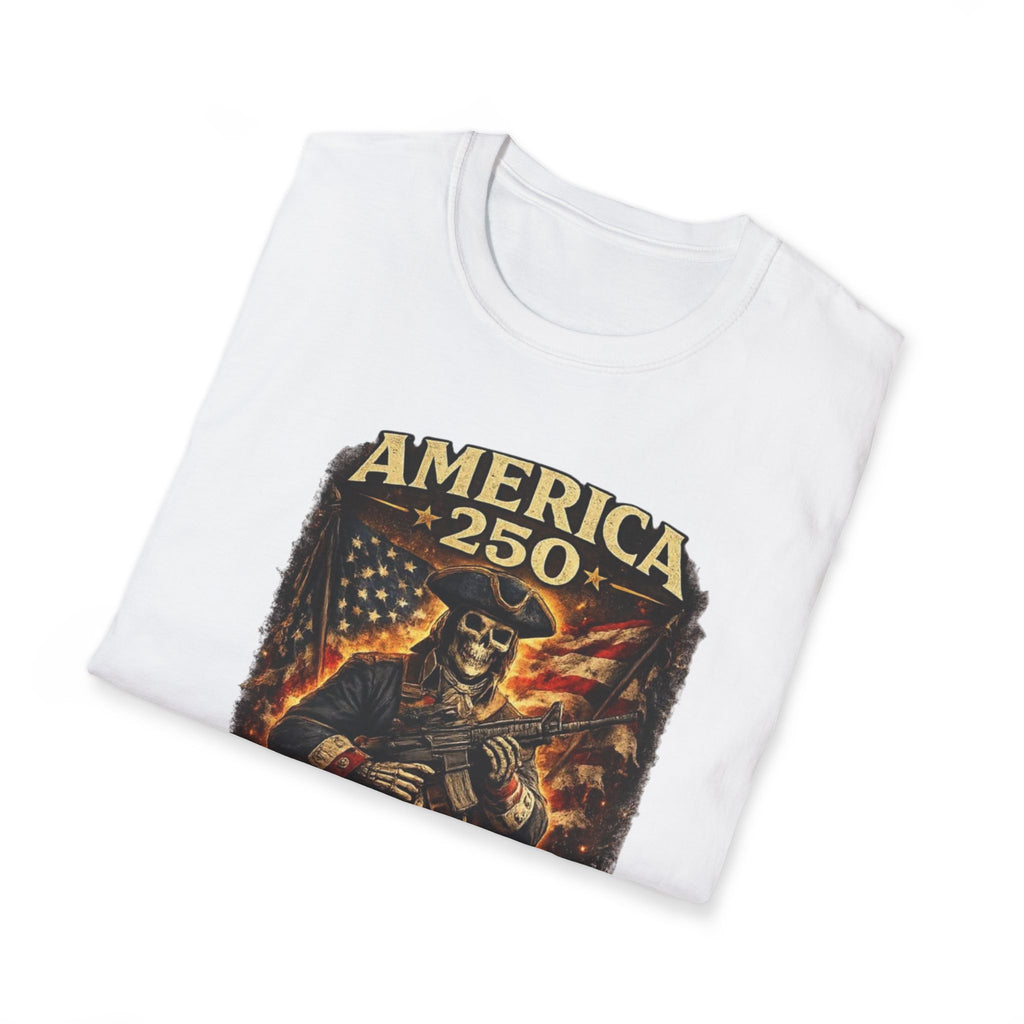 America 250 T-Shirt — 1776–2026 Patriotic Revolutionary Soldier Tee