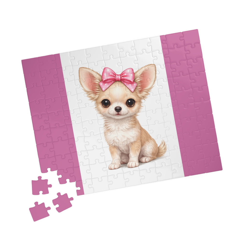 Chihuahua Puppy Puzzle — Cute Dog Jigsaw for Kids & Gift