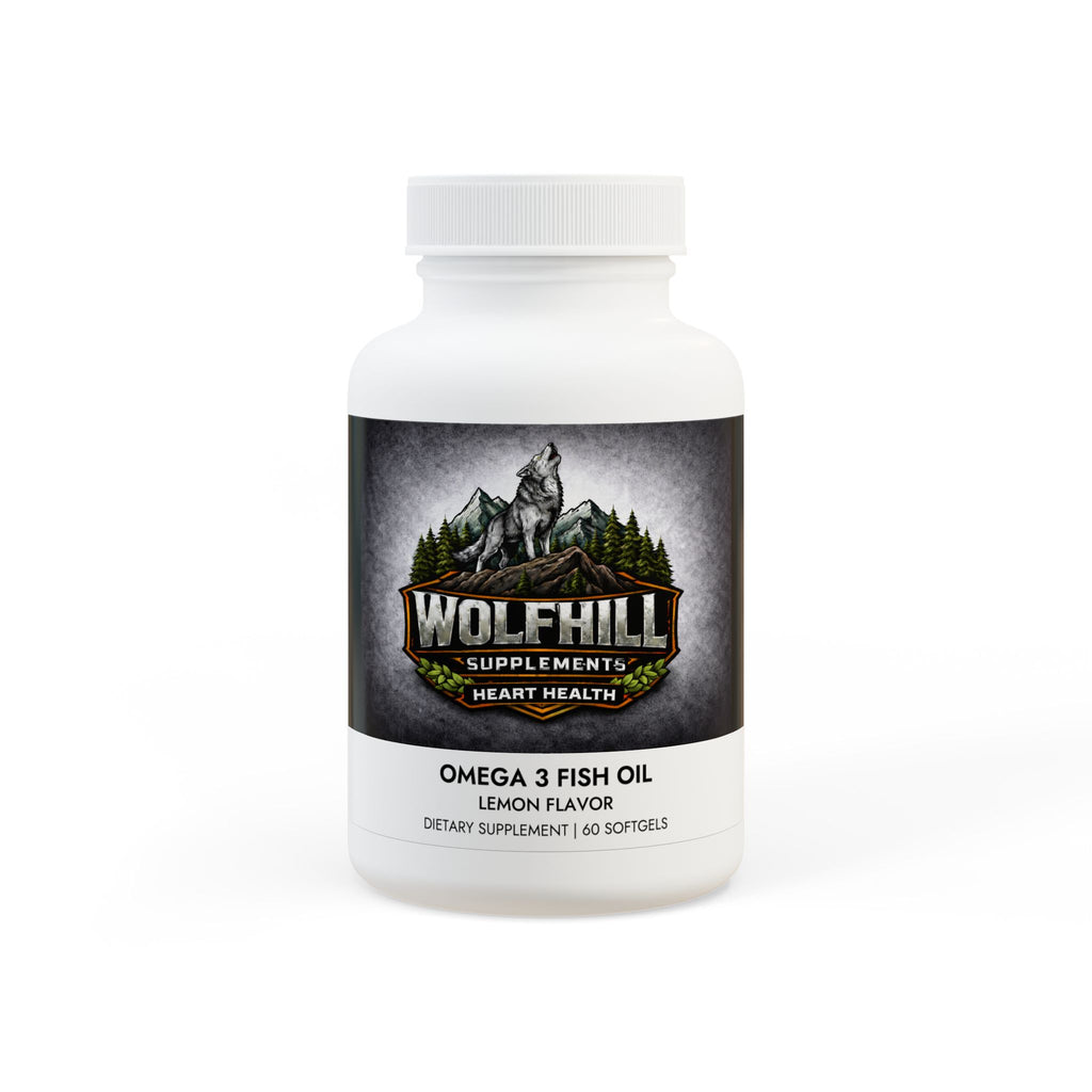 Wolf Hill -Omega 3 Fish Oil Supplement (60 Softgels)