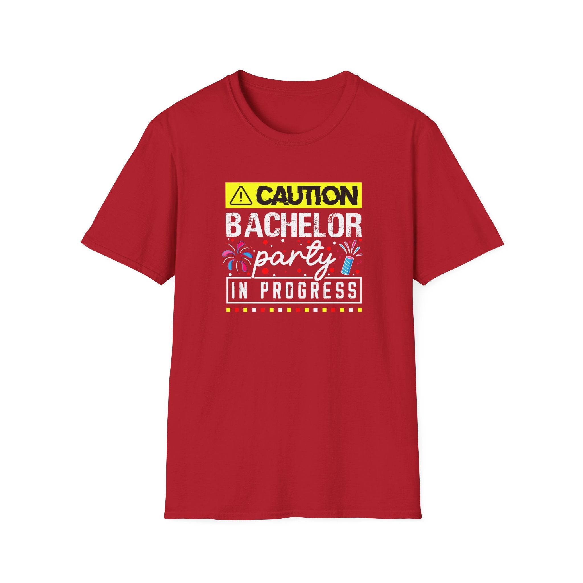 Bachelor Party Caution In Progress T-Shirt