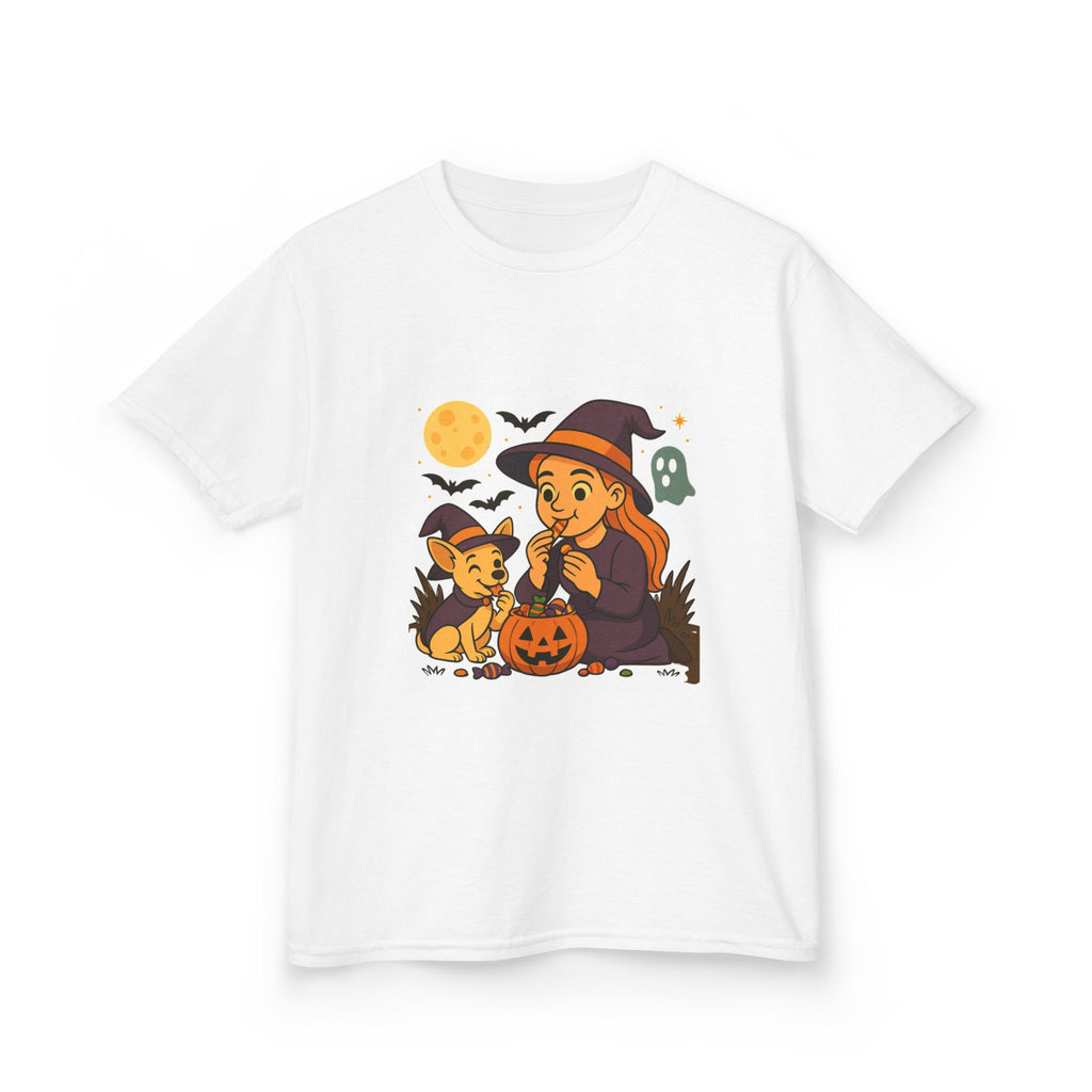 Halloween Kids Tee, Cute Costume T-Shirt, Trick or Treat Shirt, Halloween Outfit, Kids Halloween Apparel, Festive Cotton Tee