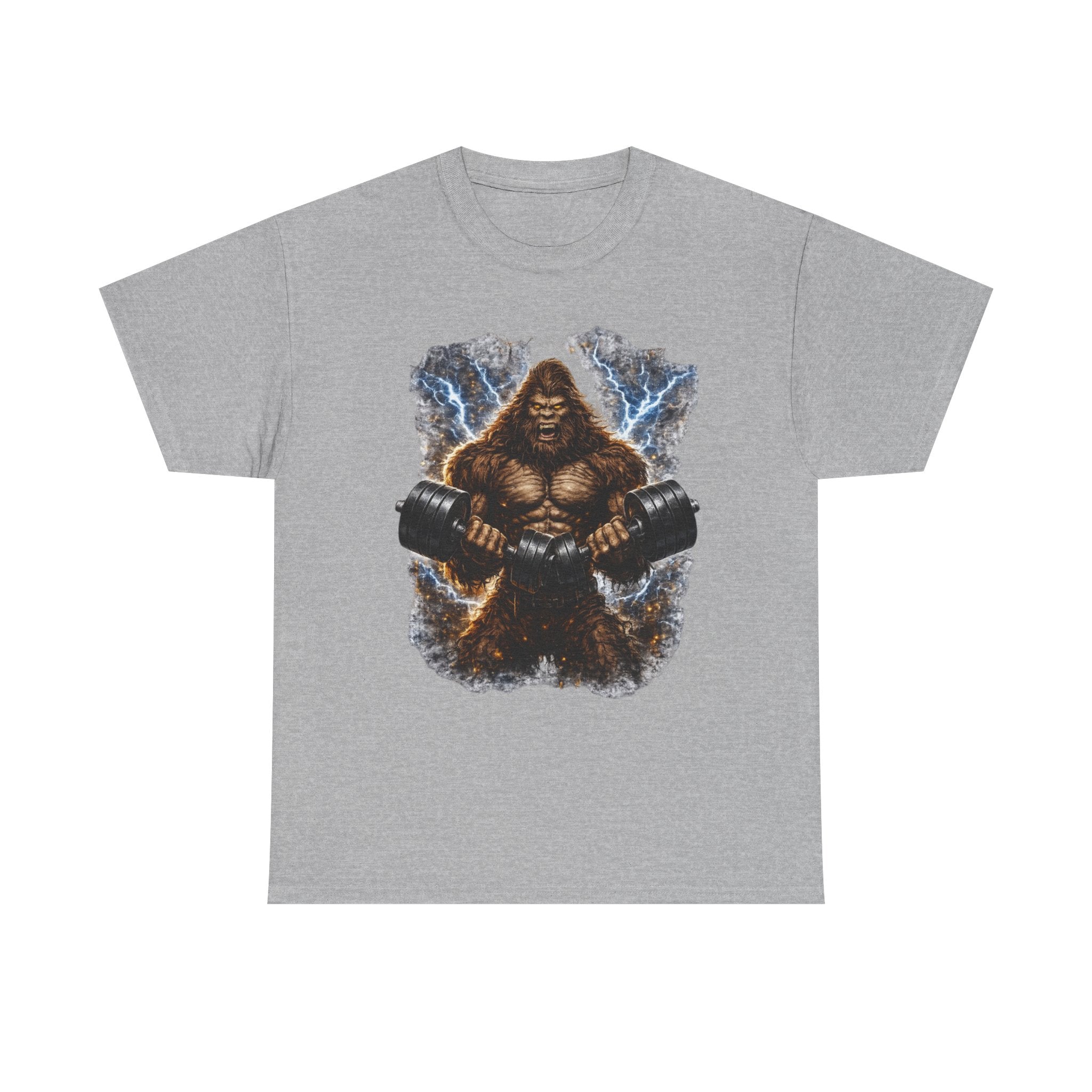 Big Foot Strength Gym Tee — Heavyweight Lifter Workout Shirt