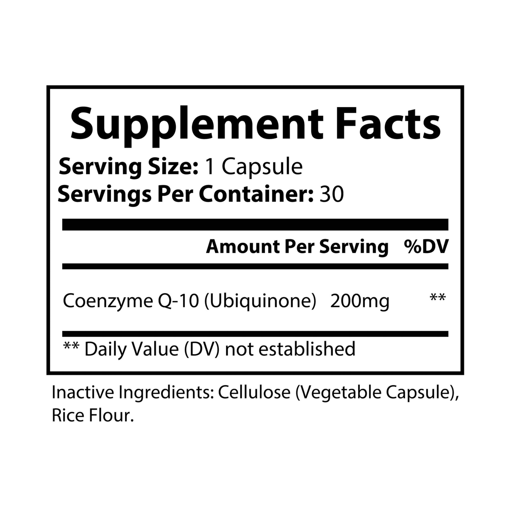 RED RESERVE™ CoQ10 (Ubiquinone) Supplement (30 Capsules)