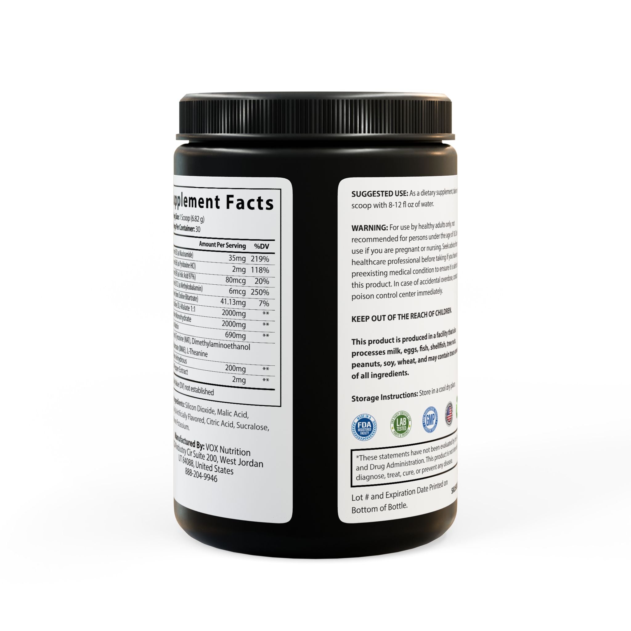 PUMPSQUATCH Pre-Workout Supplement by Untamed Fitness, Fruit Punch (204g, 7.1oz)