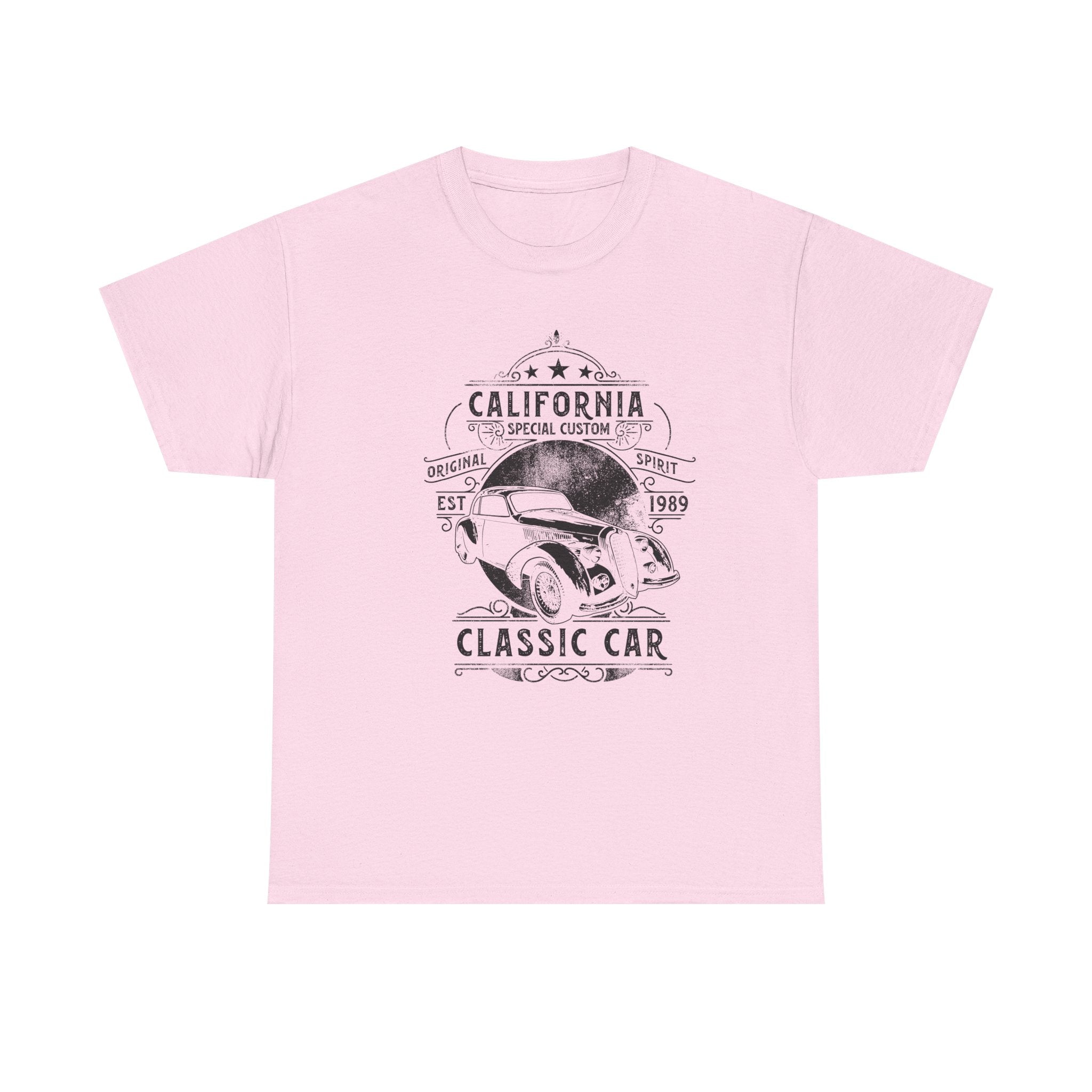 Classic Car T-Shirt — "California Classic Car" Vintage Auto Graphic Tee