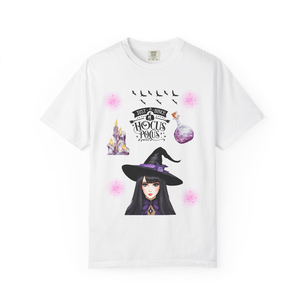 Hocus Pocus Witch T-Shirt, Unisex Halloween Wear, Spooky Graphic Tee, Gift for Witches, Festival Clothing, Costume Party Apparel