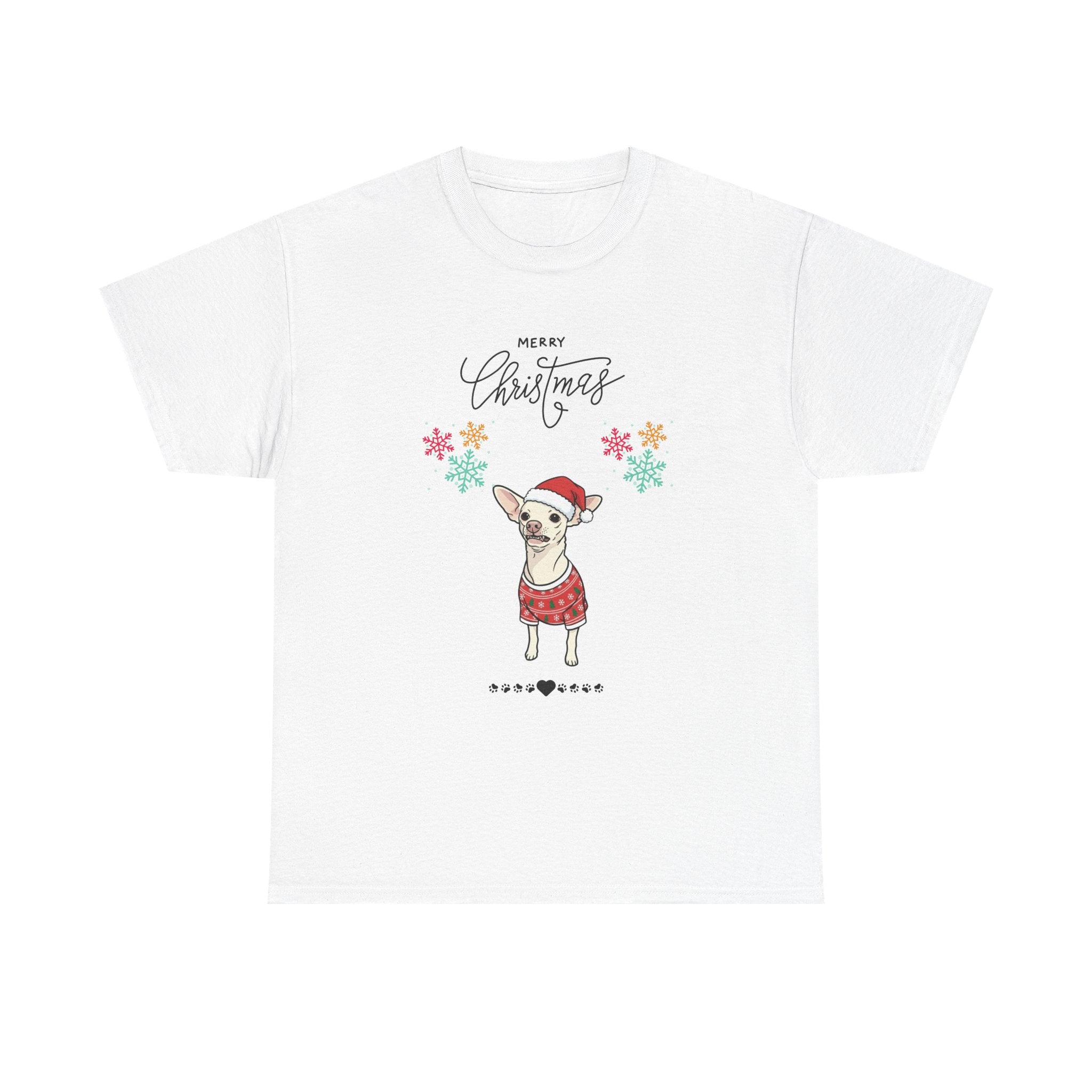 Christmas Dog Lovers Tee Chihuahua