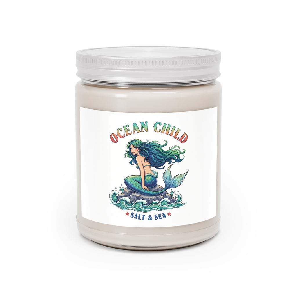 Ocean Child Scented Soy Candle — Salt & Sea 9oz
