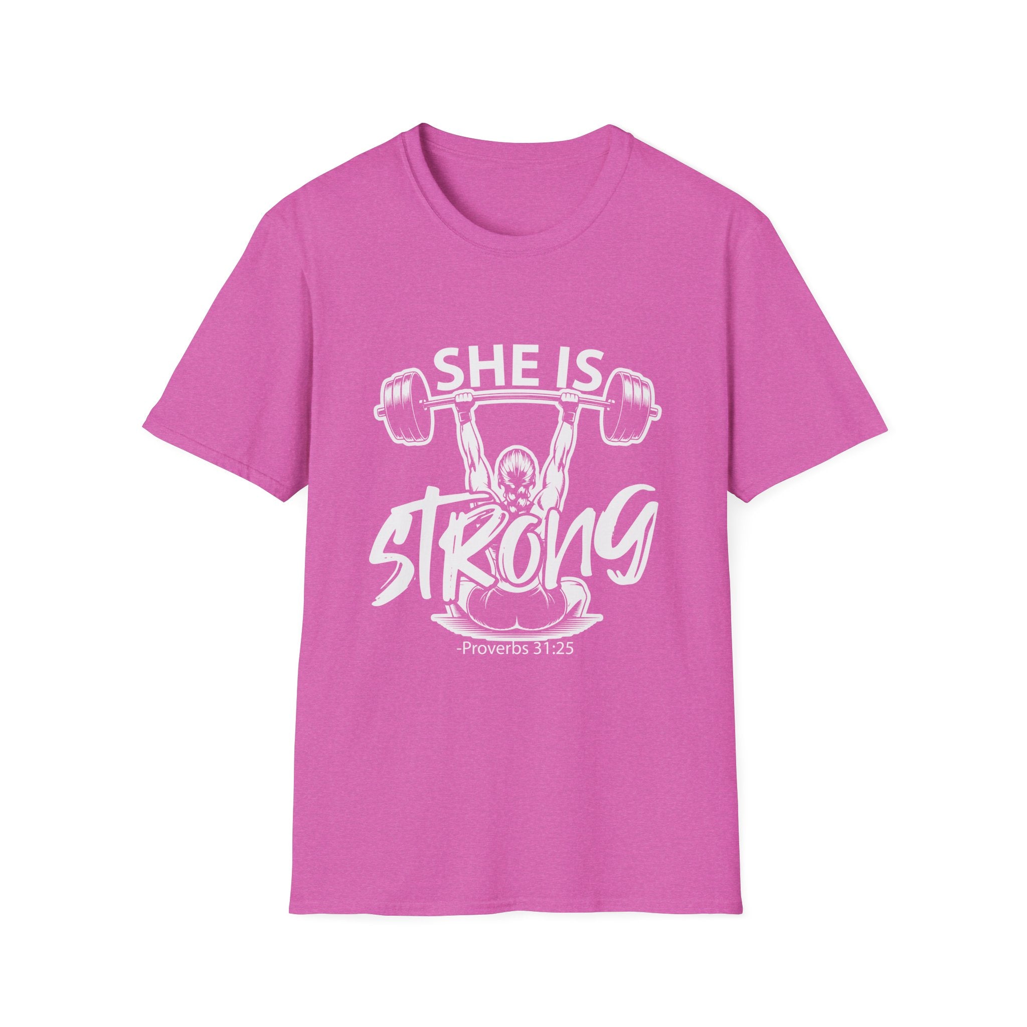 She Is Strong Inspirational T-Shirt — Empowerment Tee for Women