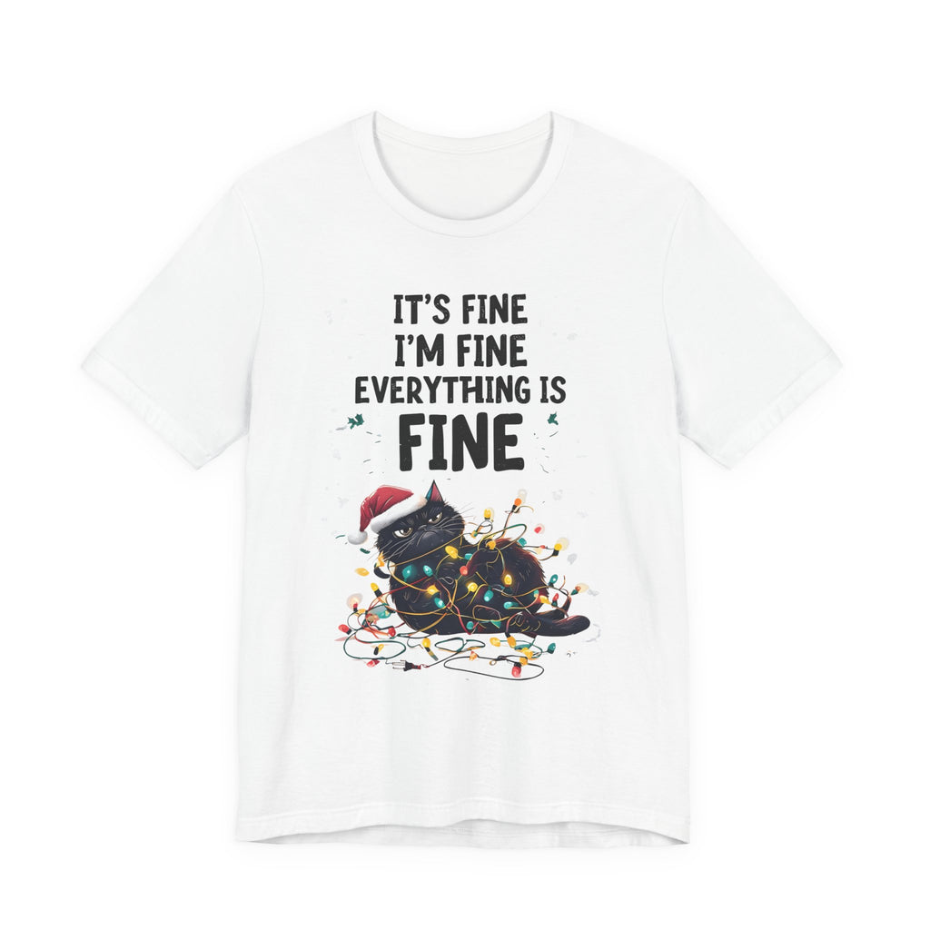 Funny Cat Lovers Christmas Tee