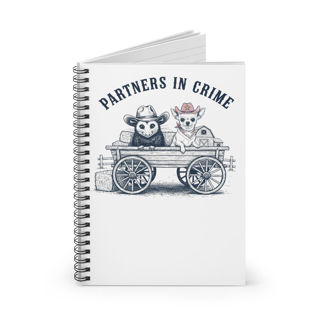Partners in Crime Notebook — Coco & Pete