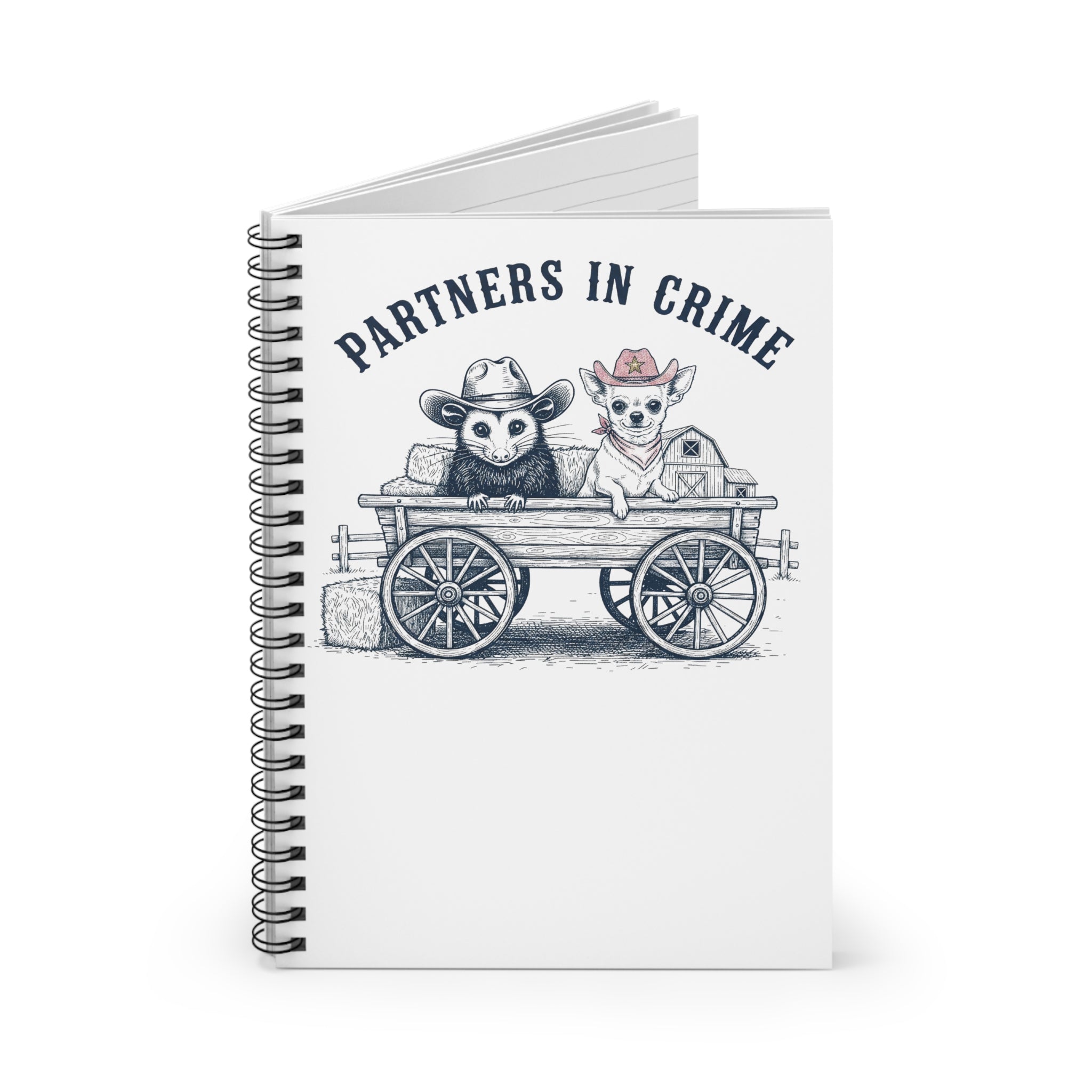 Partners in Crime Notebook — Coco & Pete