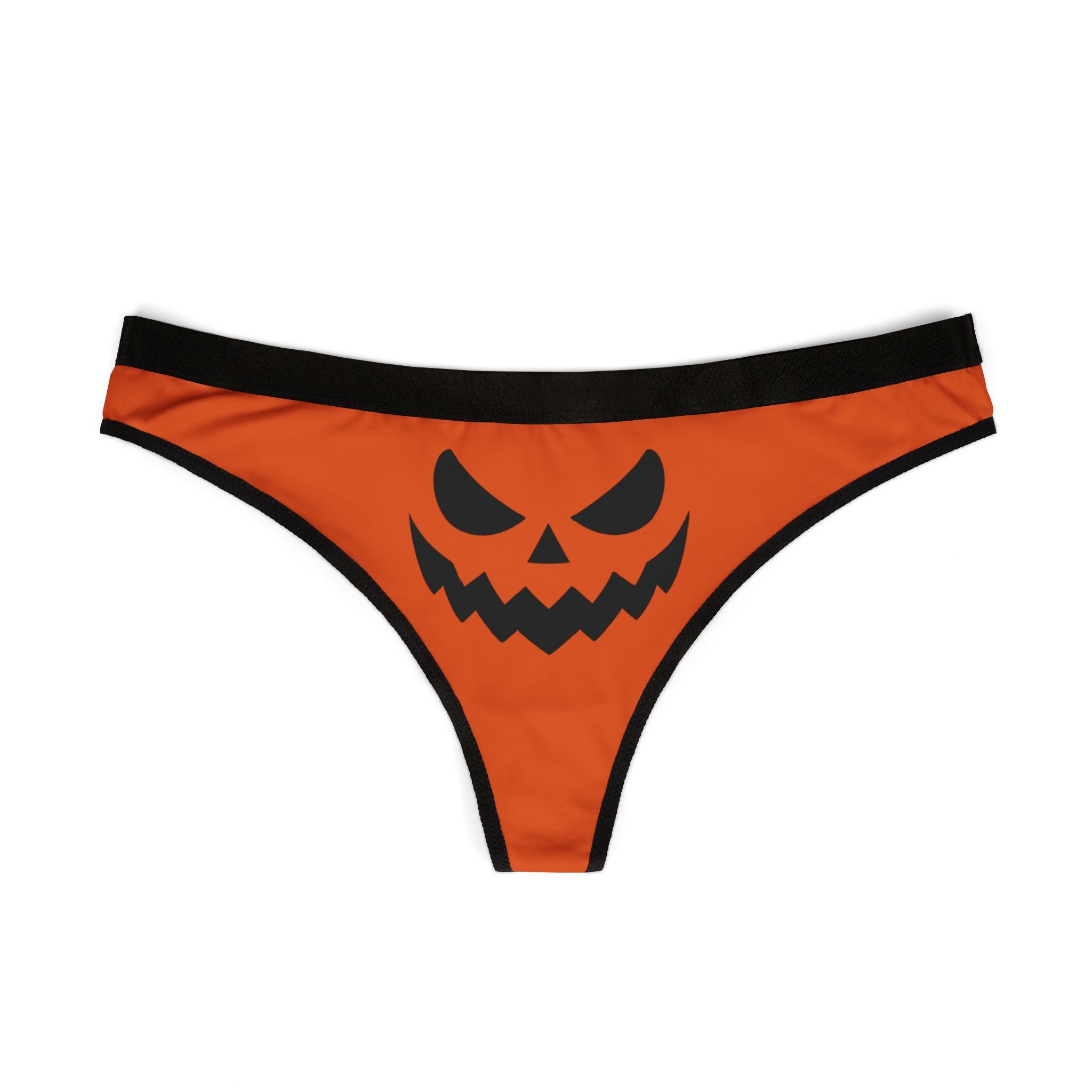 Halloween Pumpkin Jack-O'-Lantern Thong
