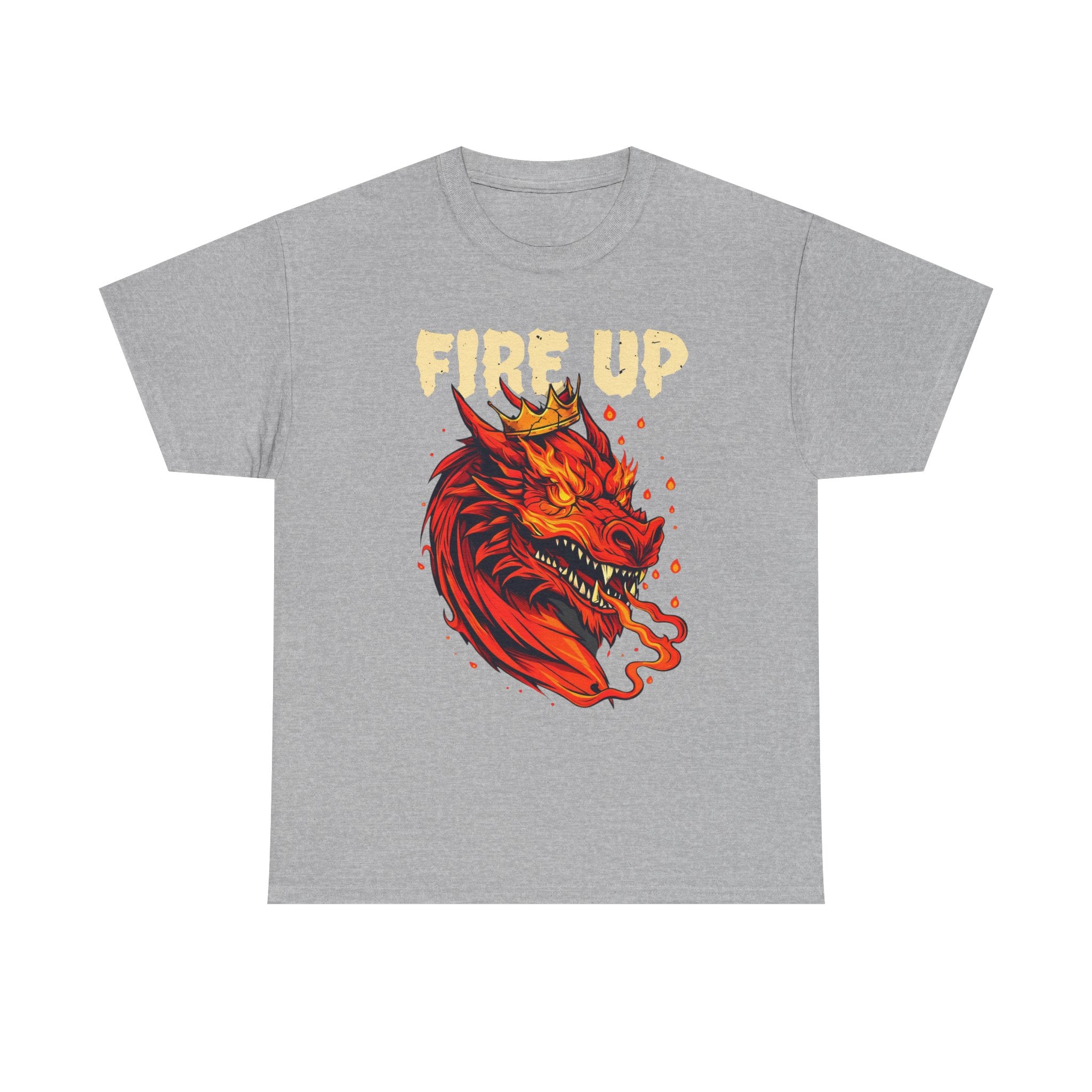 Fire Up Dragon T-Shirt — Fantasy Dragon Tee