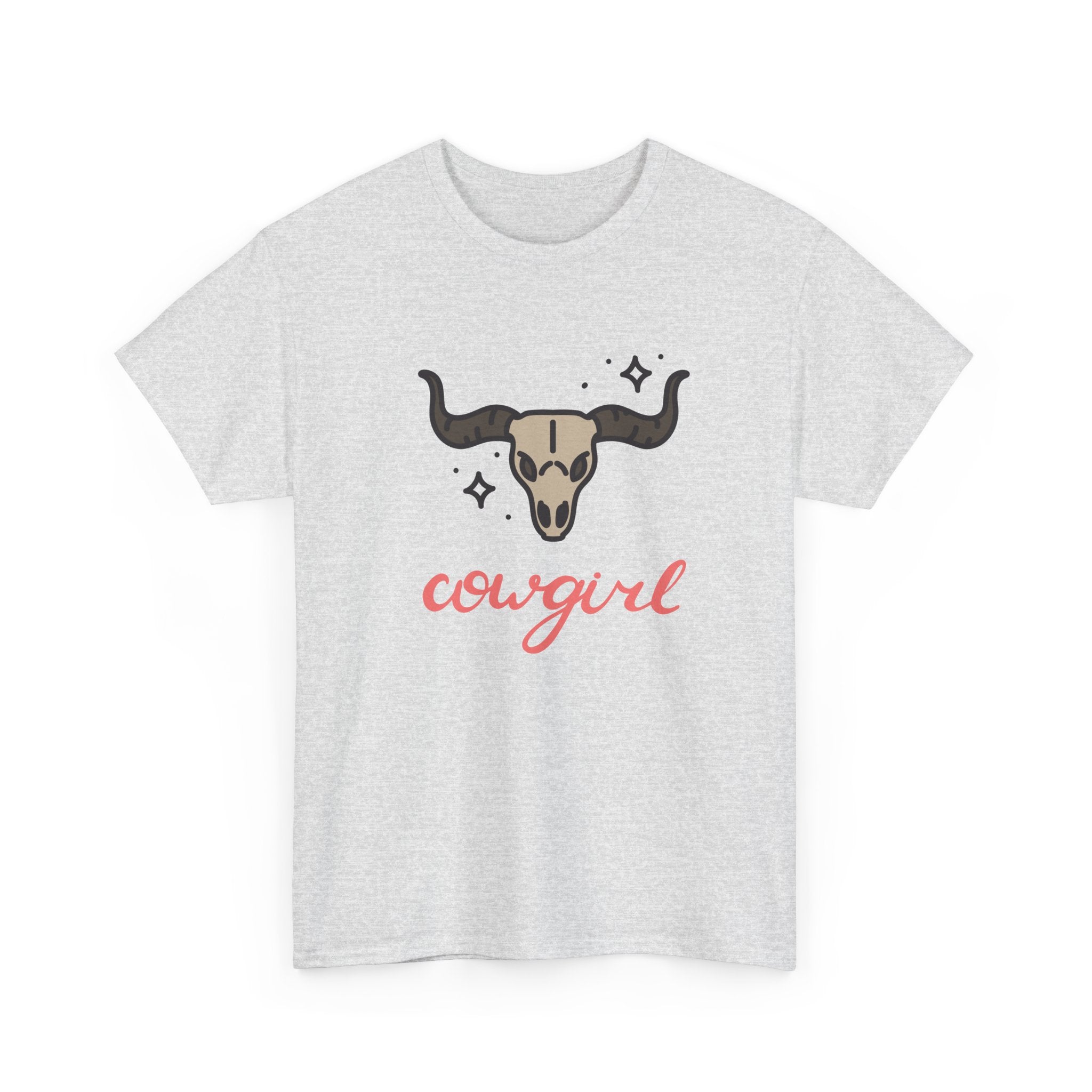 Cowgirl Skull Tee Western Cowgirl Graphic T-Shirt   trendy t-shirt