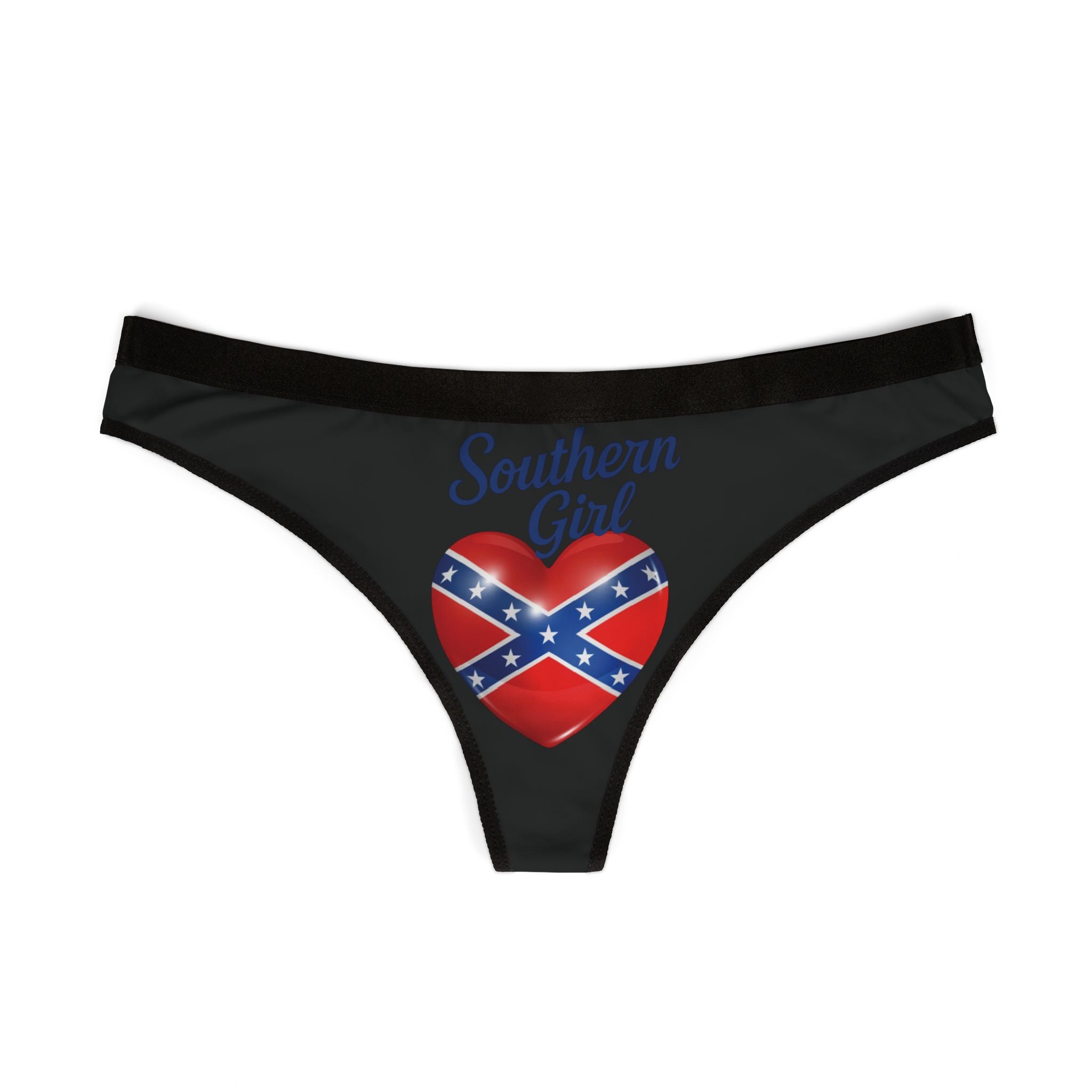 Heart Flag Thong – "Southern Girl" Printed Women's Panty