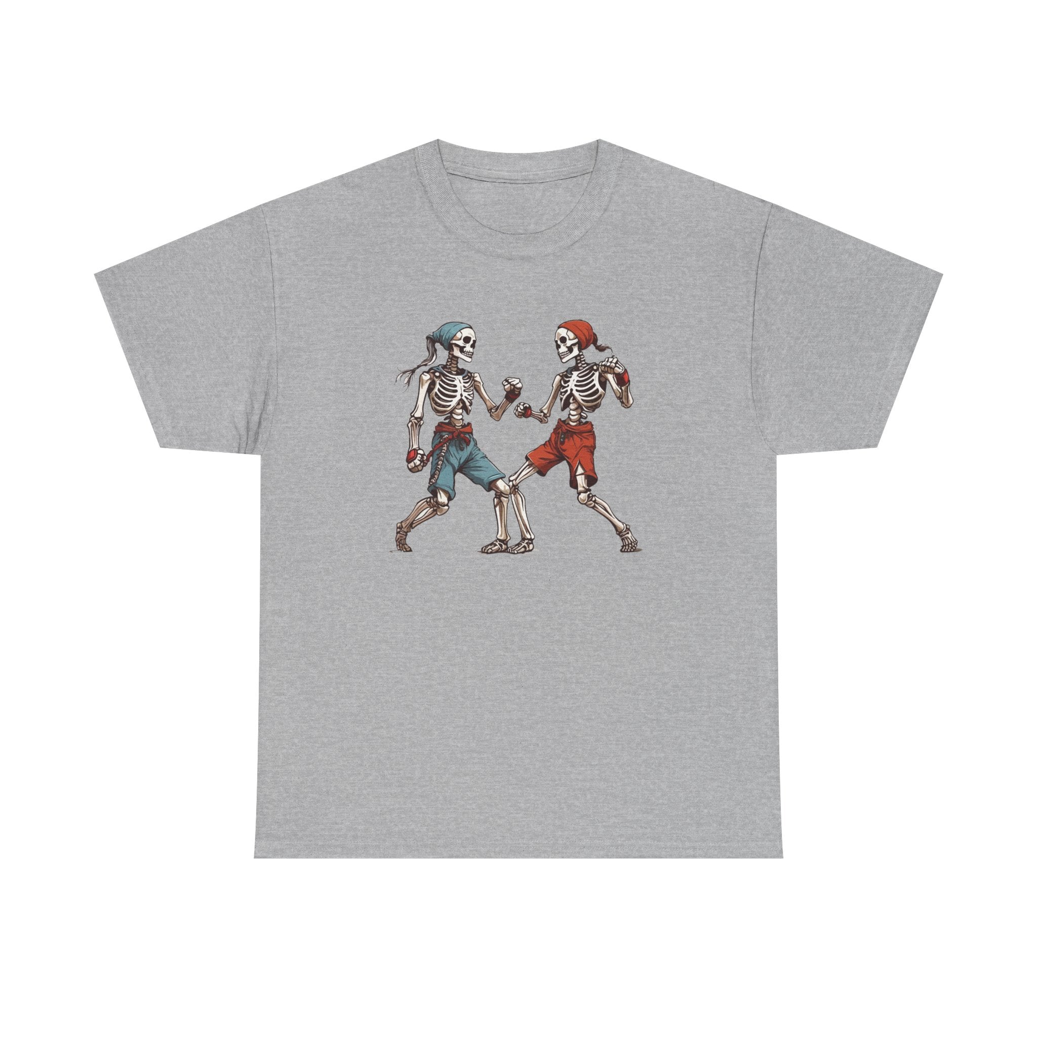 Skeleton Boxers Fight Tee — Vintage Skeleton Boxing T-Shirt