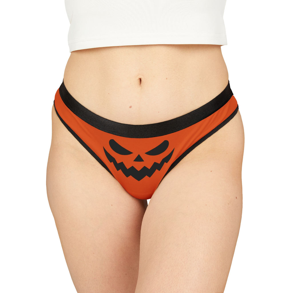 Halloween Pumpkin Jack-O'-Lantern Thong