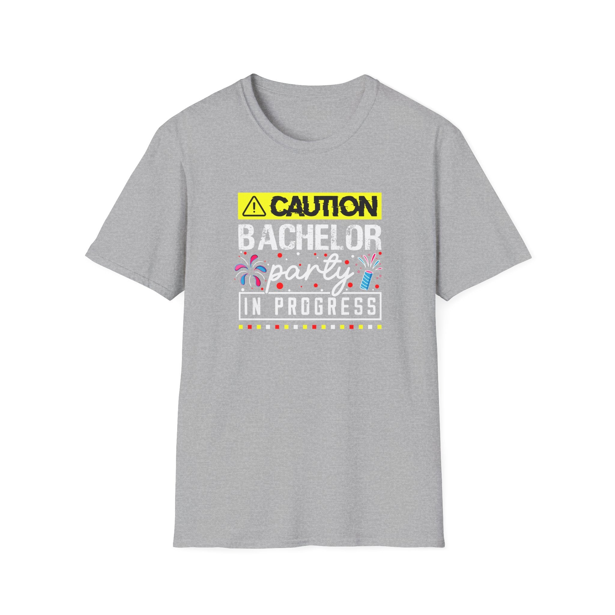 Bachelor Party Caution In Progress T-Shirt