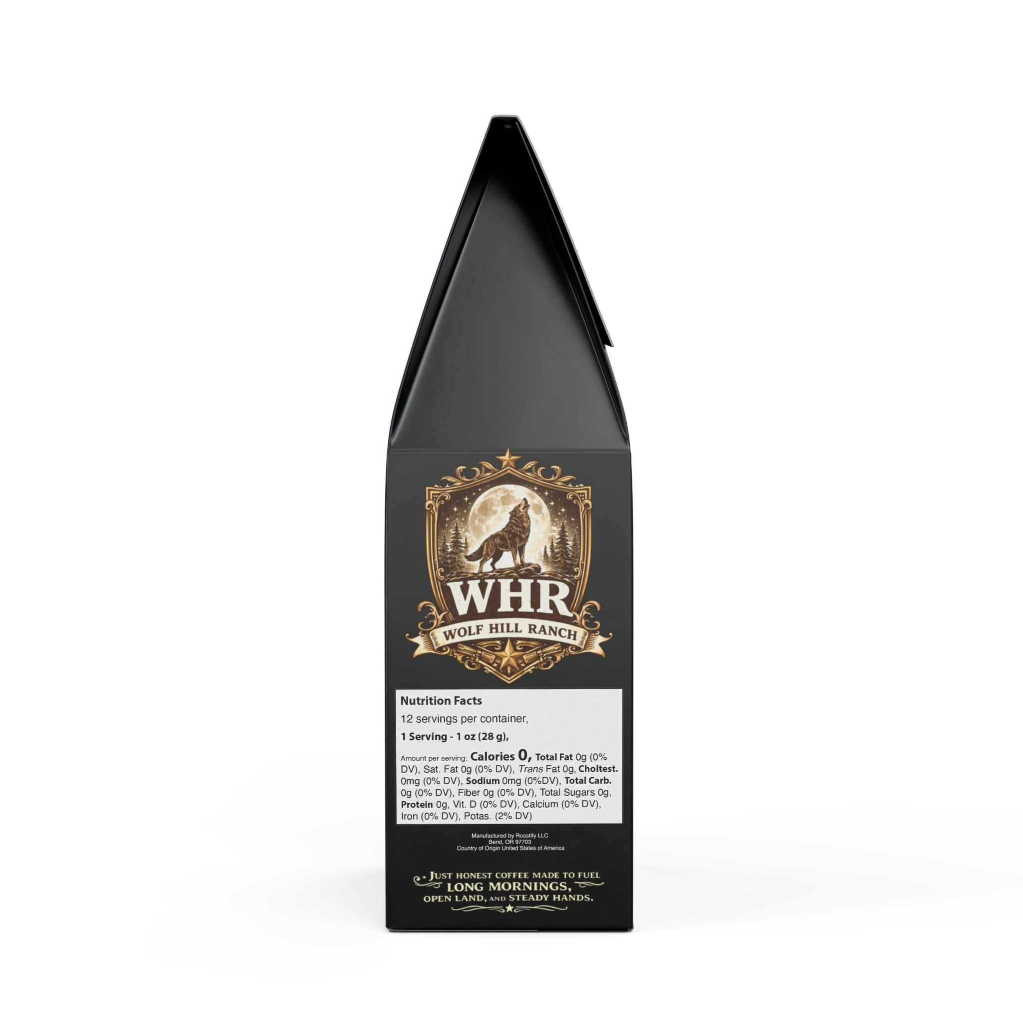 Wolf Hill Ranch Coffee-Wolf Blend (Medium-Dark Roast)