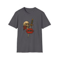 Skull Dagger Love T-Shirt  Edgy Gothic Graphic Tee  Trendy TShirt