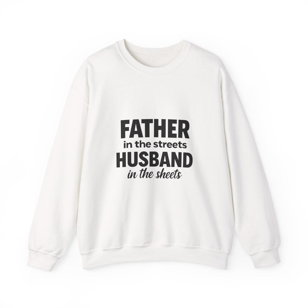 Father Husband Sweatshirt, Unisex Crewneck Sweater for Dads, Gift for Father's Day, Funny Dad Sweatshirt, Casual Parenthood Style