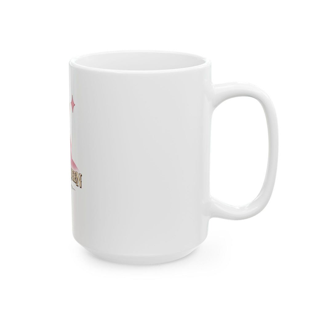 Ranch Queen Ceramic Mug  Cute Pink Cowgirl Chihuahua Design (11oz & 15oz)