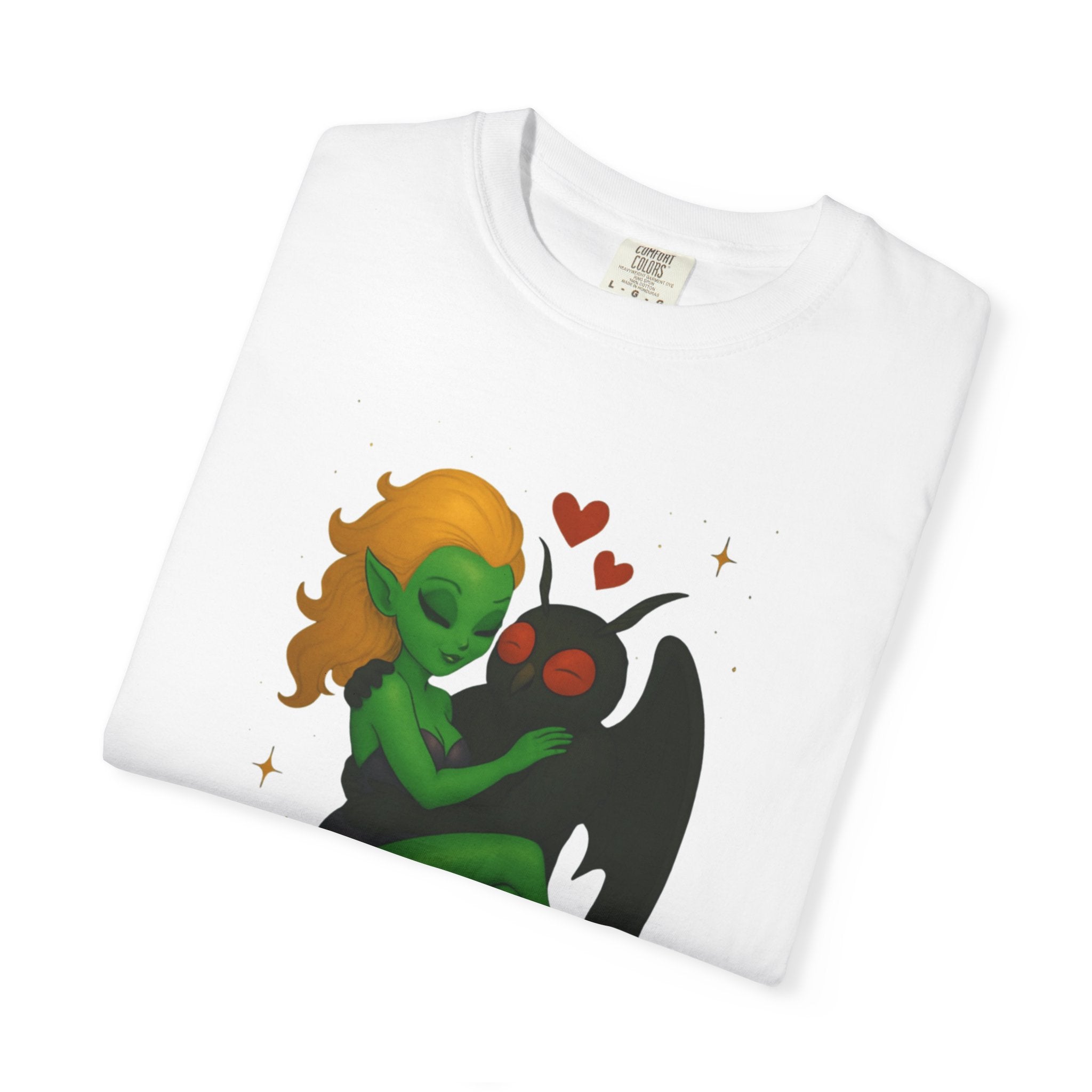 Enigmatic Alien T-Shirt, Cute Alien Gift, Witchy Apparel, Unique Graphic Tees, Spooky Halloween Shirt, Unisex Casual Wear