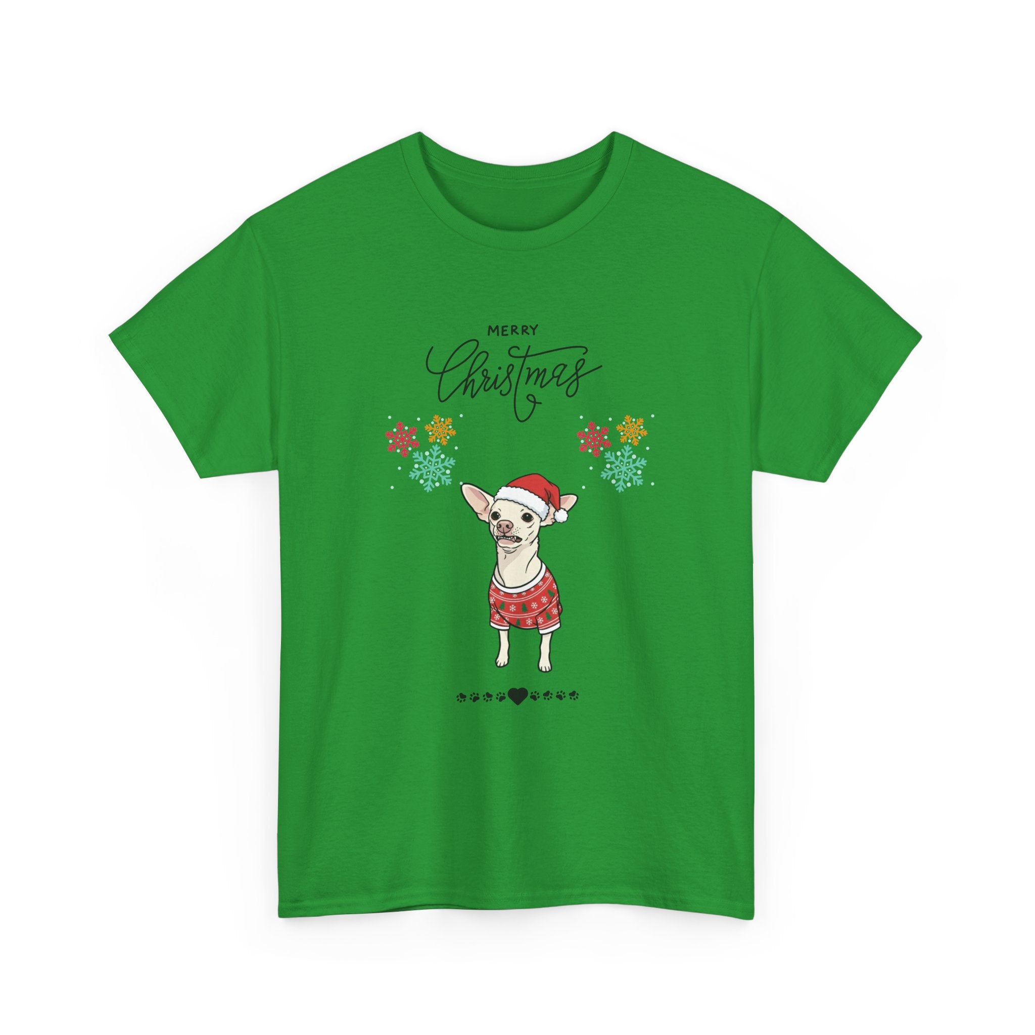 Christmas Dog Lovers Tee Chihuahua