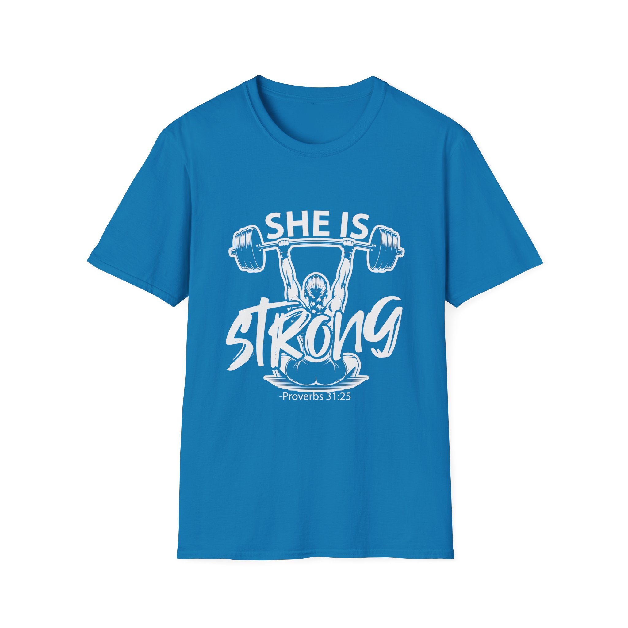 She Is Strong Inspirational T-Shirt — Empowerment Tee for Women