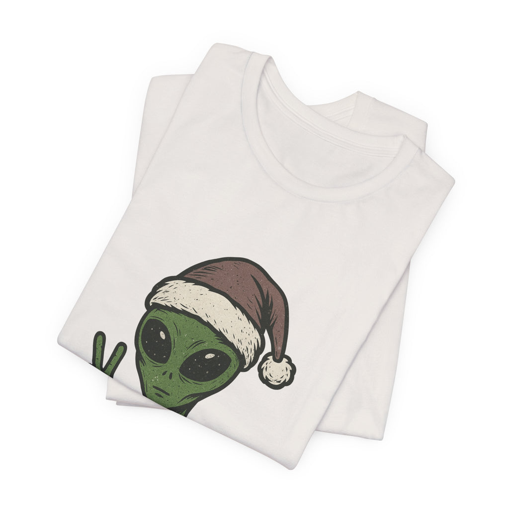 Funny Alien Merry Christmas Unisex Tee